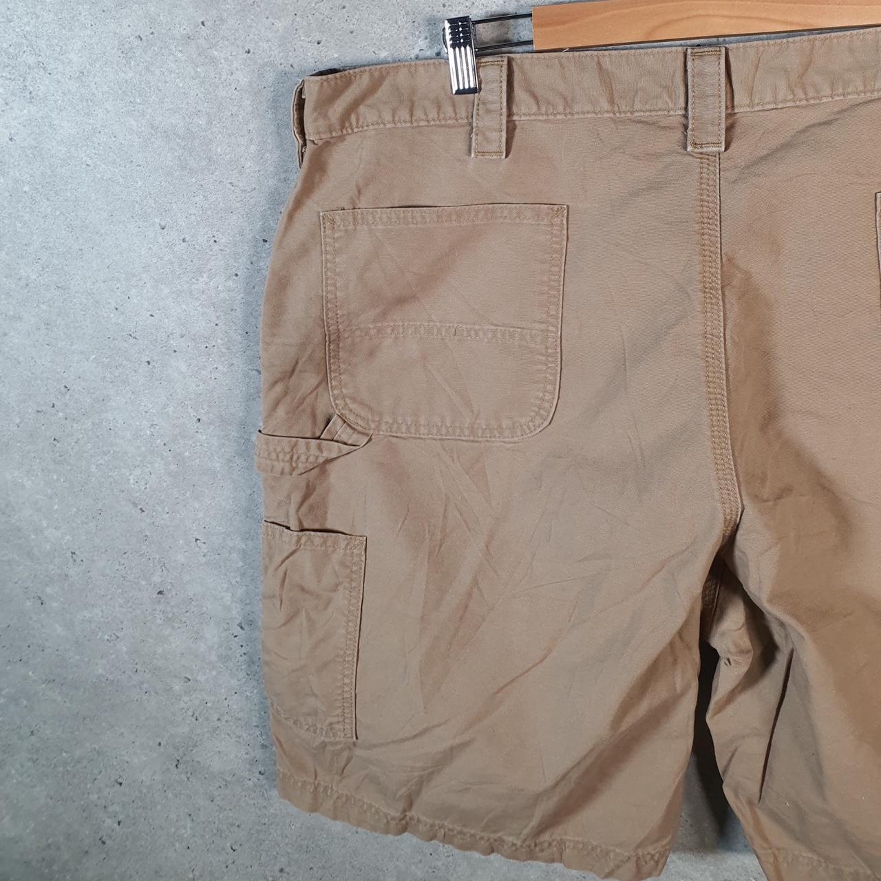Vintage Carhartt Baggy Carpenter Shorts Jorts Cargo Men’s W44 Brown Loose Fit Workwear Big Fish Vintage