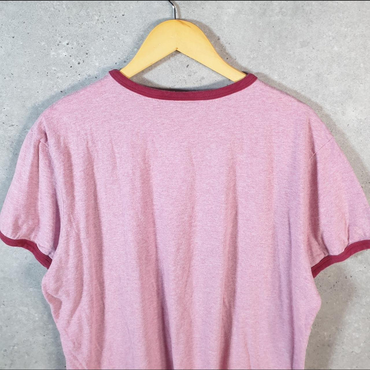 Vintage Ralph Lauren Polo T Shirt Men’s Large Pink Embroidered Classic Fit Pony C9038