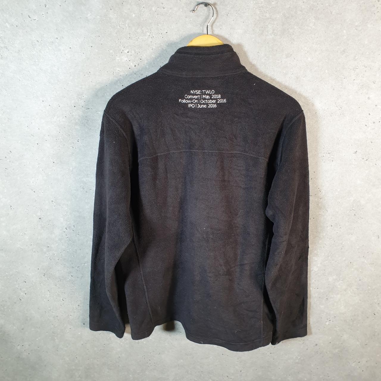 Vintage Patagonia Synchla Sweater Fleece Full Zip Sweatshirt Mens Small Black