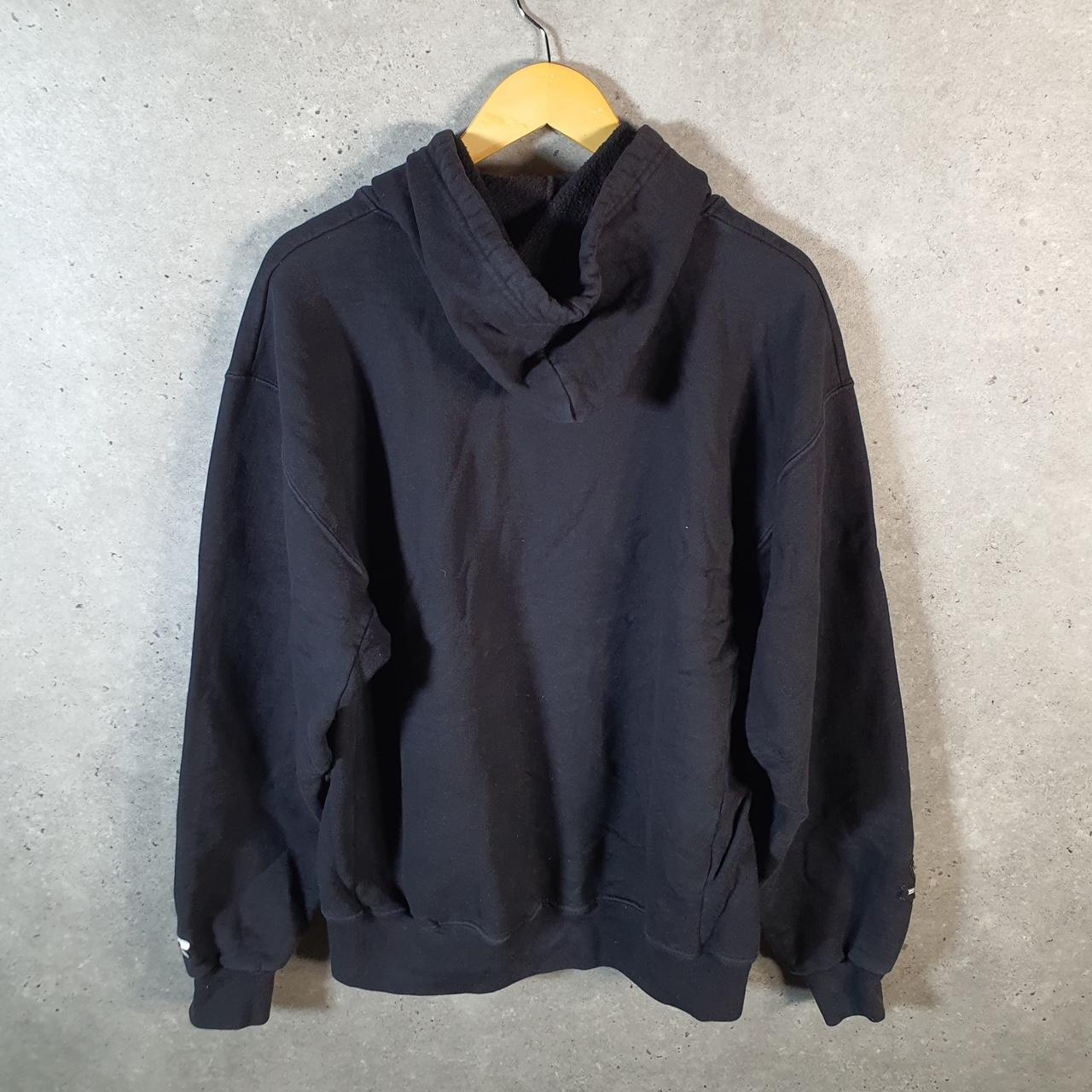 Vintage Russell Athletic Pro 10 Solos Hoodie Men’s Large Black Pullover Baggy