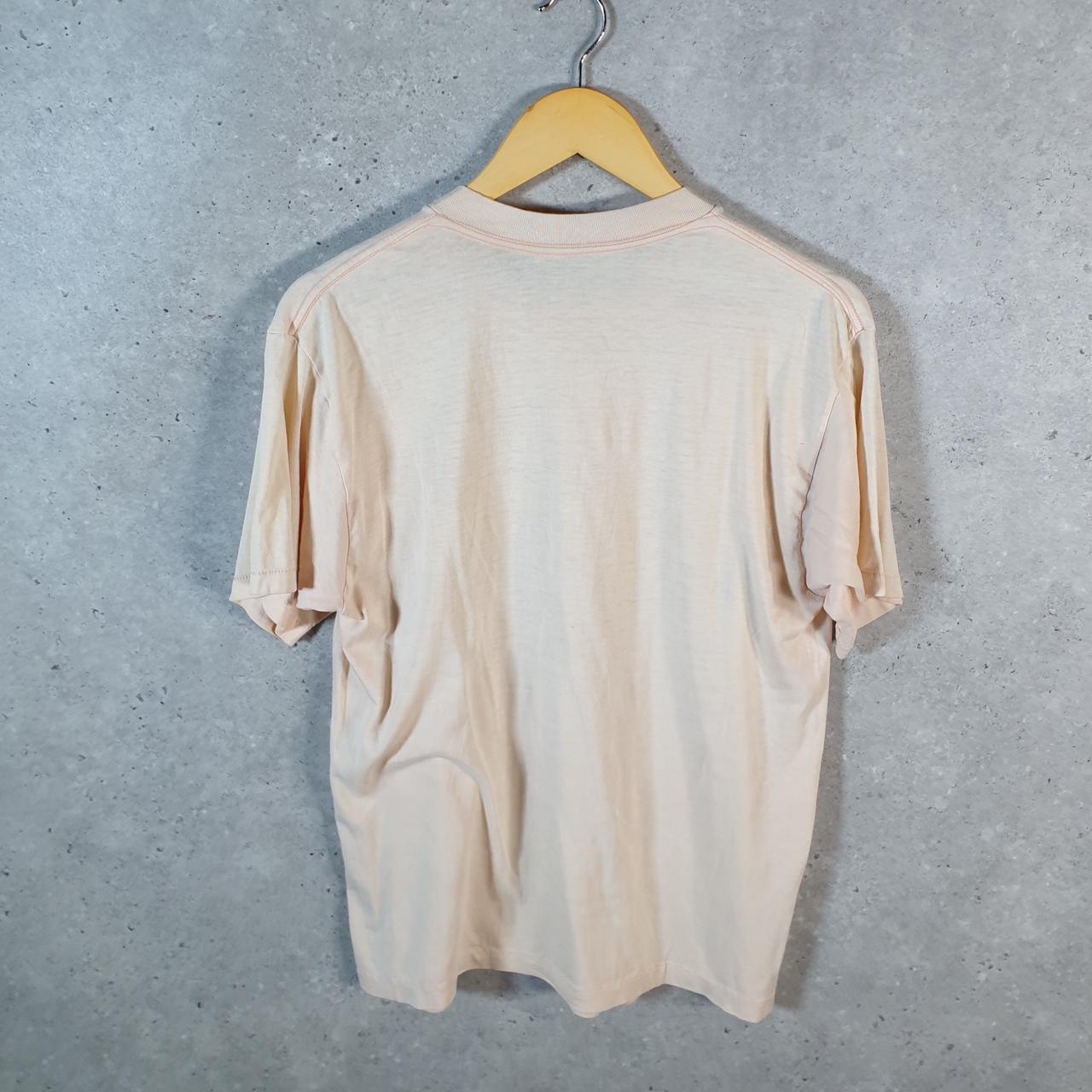 Vintage 1985 Sanibel Sunrise 10k Run USA Single Stitch T Shirt Men’s Medium Brown