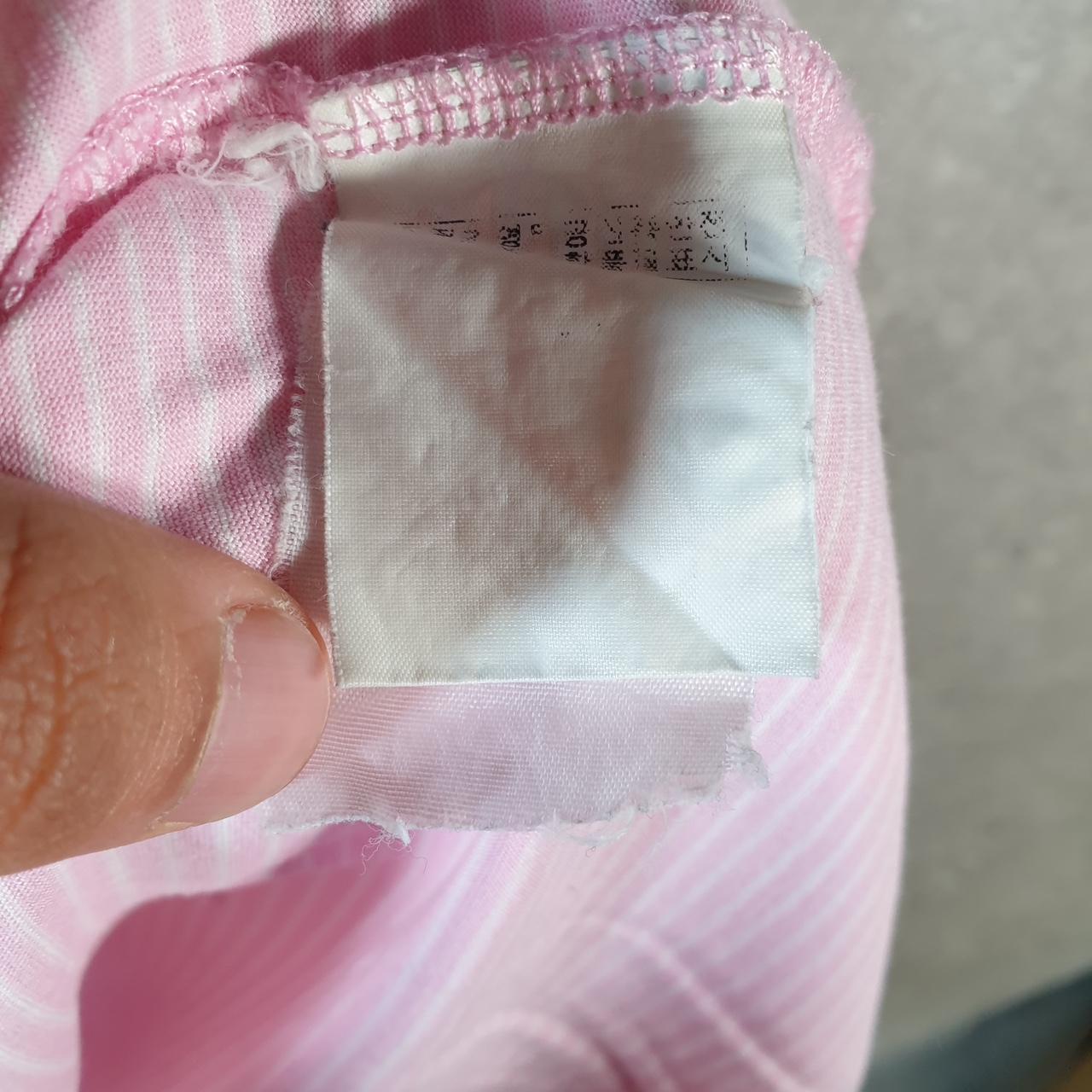 Vintage Ralph Lauren Polo Shirt Men’s XL Pink Striped Cotton Embroidered Pony