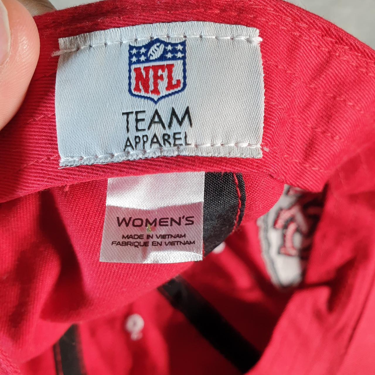 Vintage NFL Kansas City Chiefs Adjustable Cap Womens USA Spellout Athletic C8521