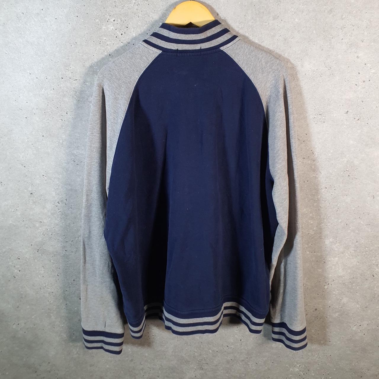 Vintage Ralph Lauren Polo Sweatshirt Men’s Large Navy Blue Cotton Full Zip Pony