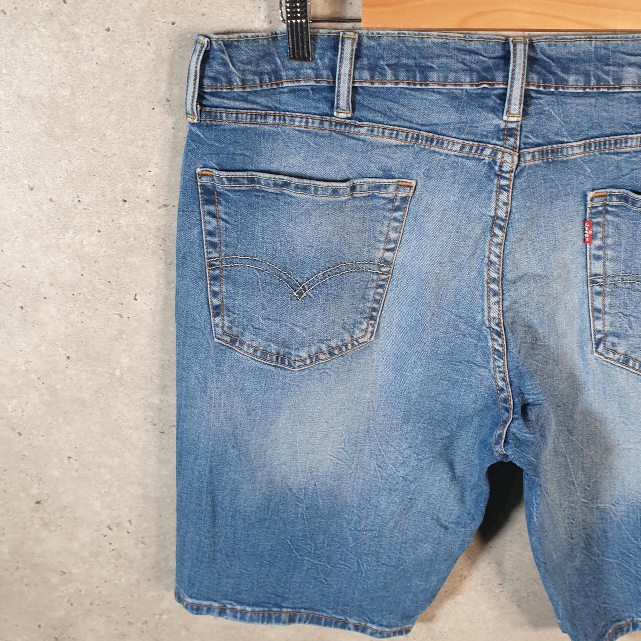 Vintage Levi’s 511 Baggy Shorts Jorts Cargo Men’s W40 Blue Relaxed Denim