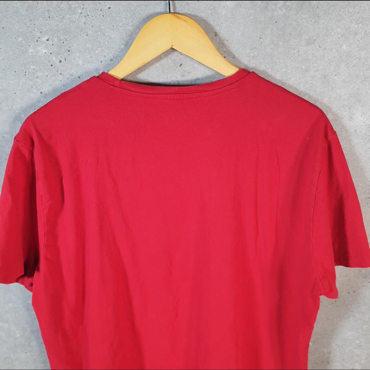 Vintage Ralph Lauren Polo T Shirt Men’s XL Red Embroidered Pony Custom Slim Fit C9037