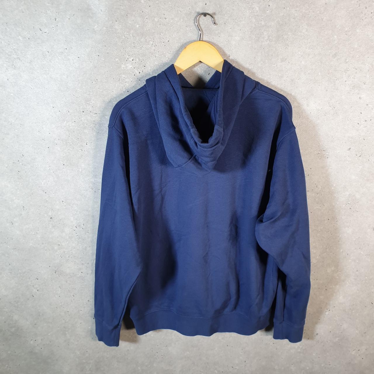 Vintage Nike Club Embroidered Hoodie Men’s XL Navy Blue Swoosh Y2K Pullover