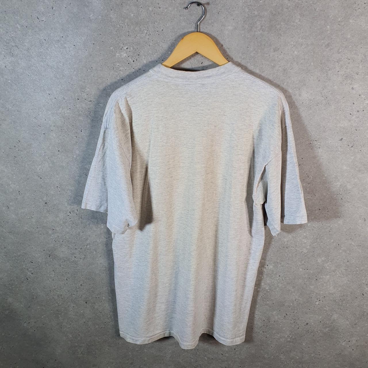 Vintage Top Threads Kalamazoo Tennis 90s USA Single Stitch T Shirt Men’s Medium Grey