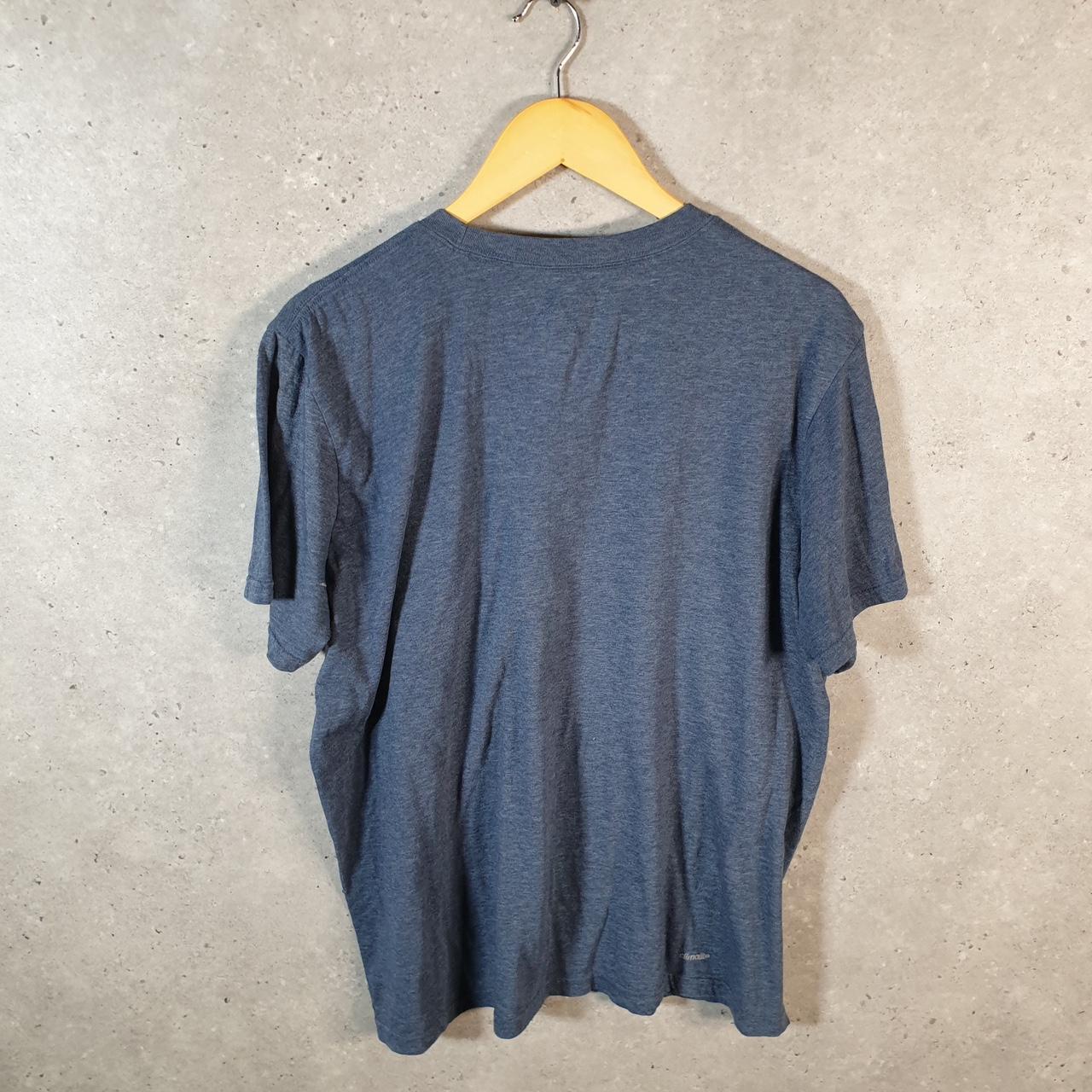 Vintage Adidas Go To Performance T Shirt Men’s XL Grey Three Stripes Logo Athletic