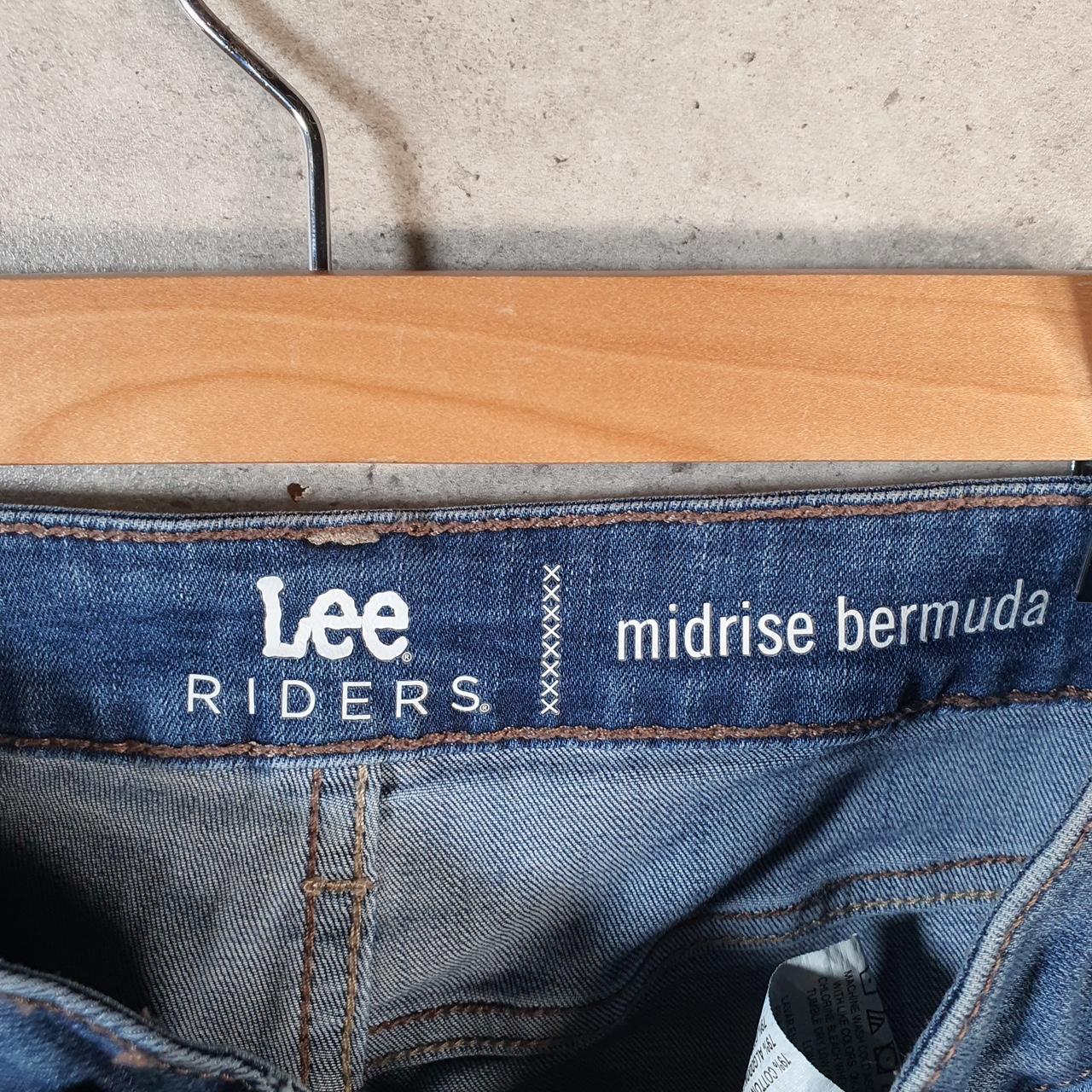 Vintage Lee Baggy Shorts Jorts Cargo Womens W30 Blue Denim Relaxed Cargo