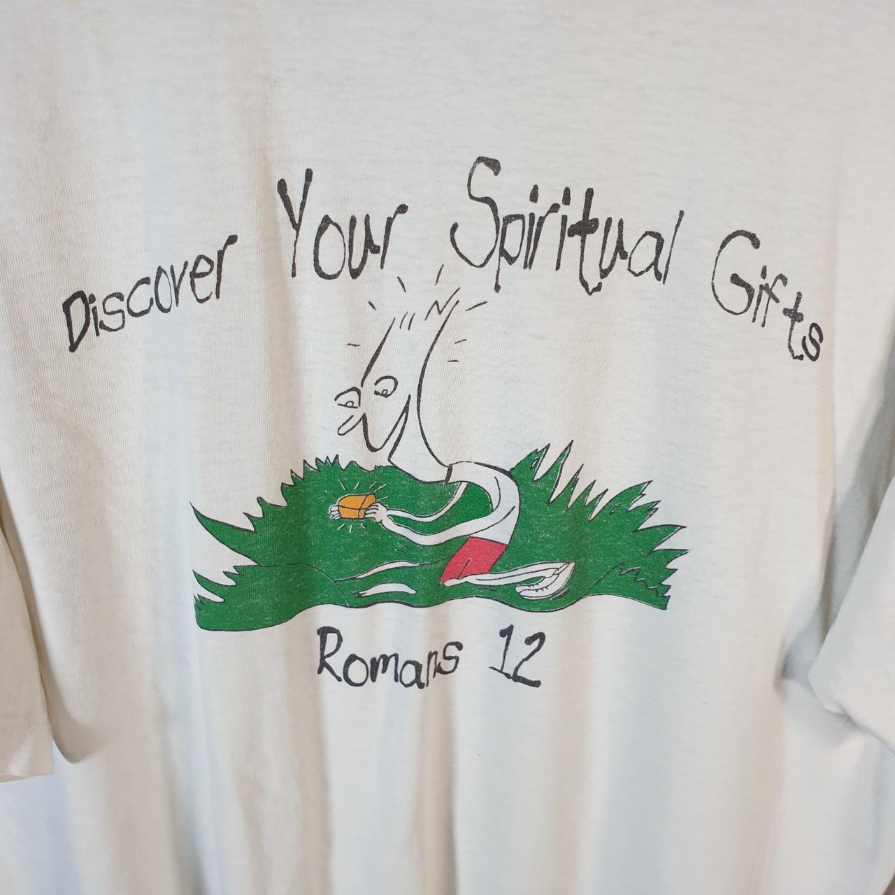 Vintage Oneita Power Church Of Forney Ministry 90s USA Single Stitch T Shirt Men’s XL White