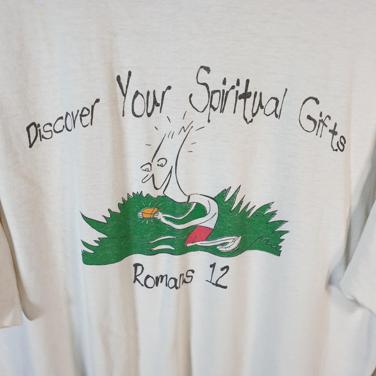 Vintage Oneita Power Church Of Forney Ministry 90s USA Single Stitch T Shirt Men’s XL White