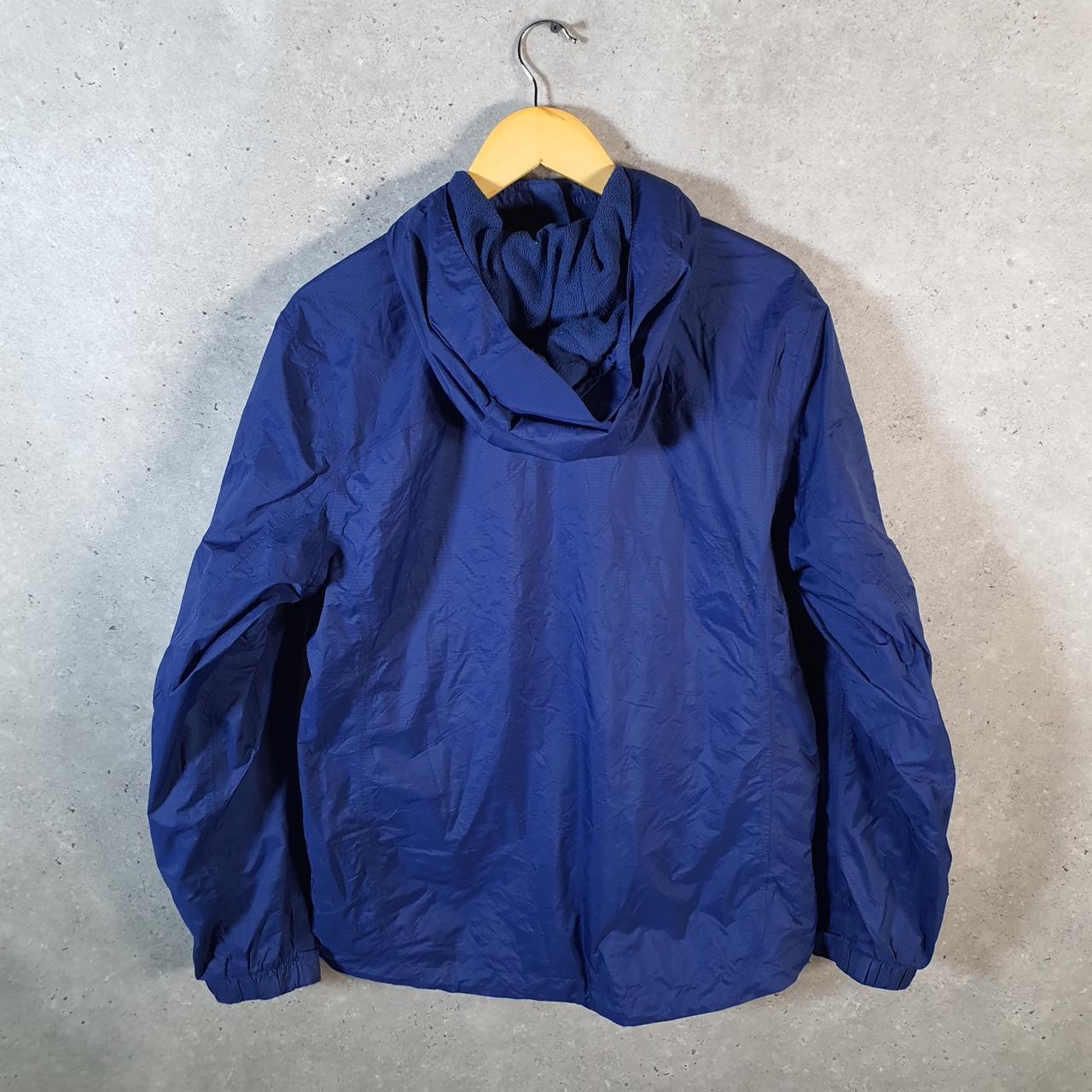 Vintage L.L. Bean Outdoors Nylon Jacket Mens Large Blue Waterproof Hooded