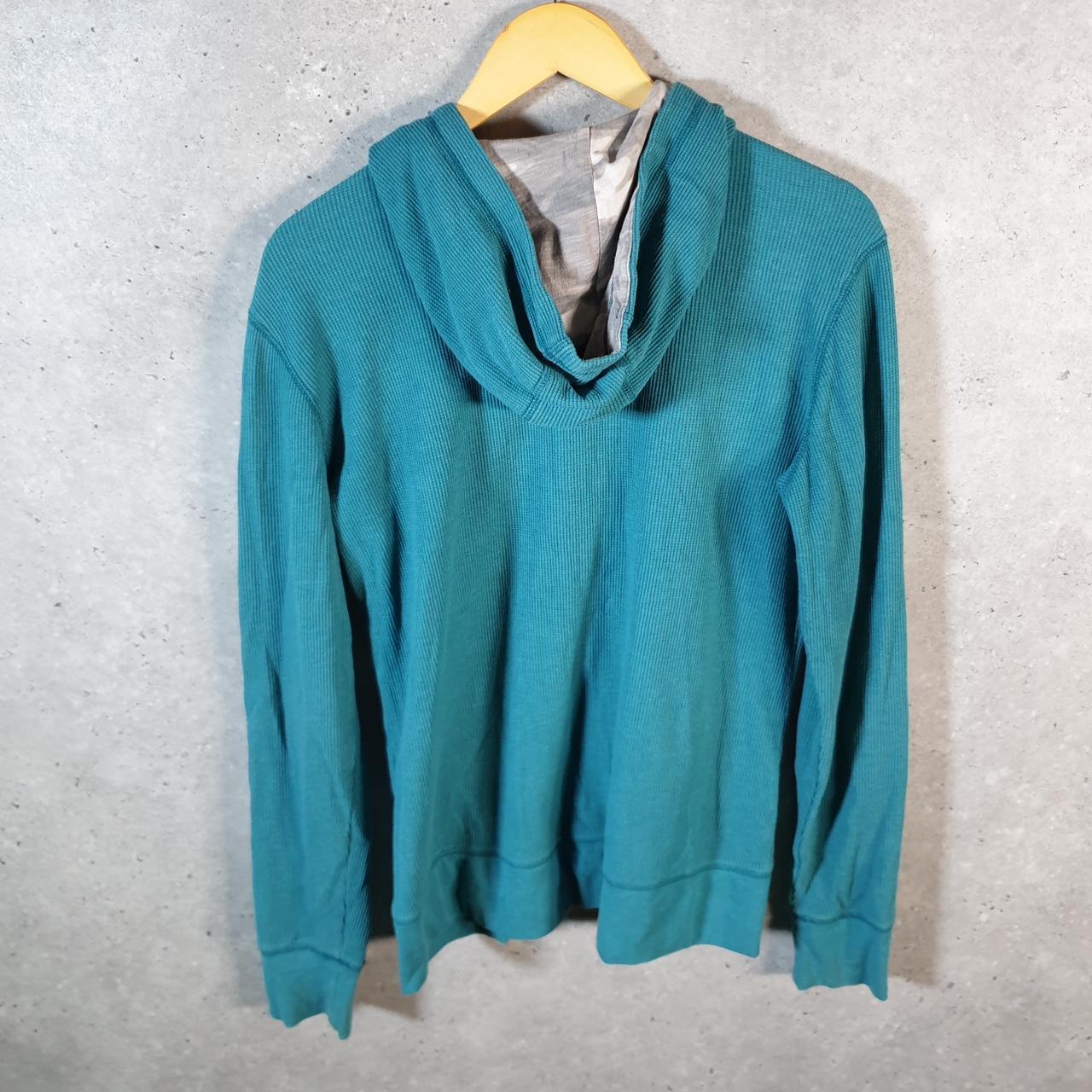 Vintage Carhartt Hoodie Womens Medium Blue Full Zip Sweatshirt USA Relaxed Fit