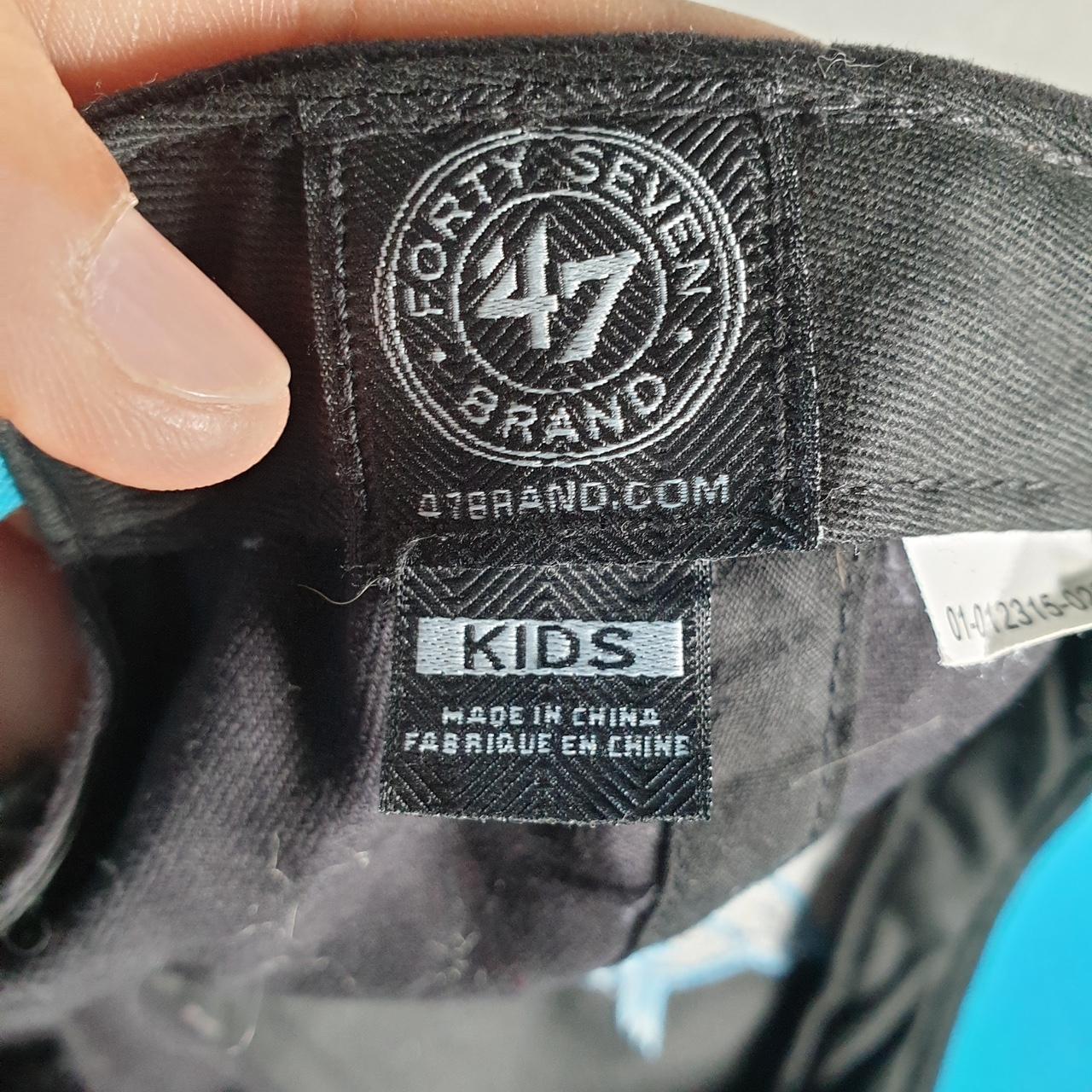 Vintage NFL Carolina Panthers Cap Kids Adjustable USA Spellout Athletic C8509