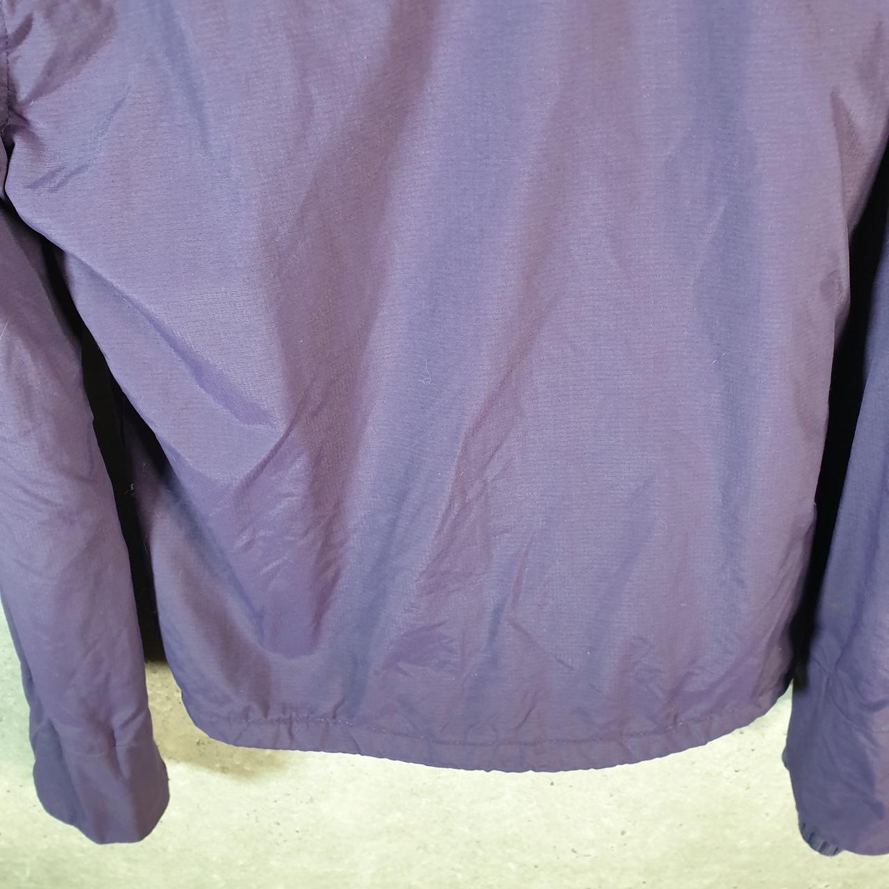 Superdry Windcheater Fleece Lined Jacket Womens Medium Purple Zips Pockets Utility