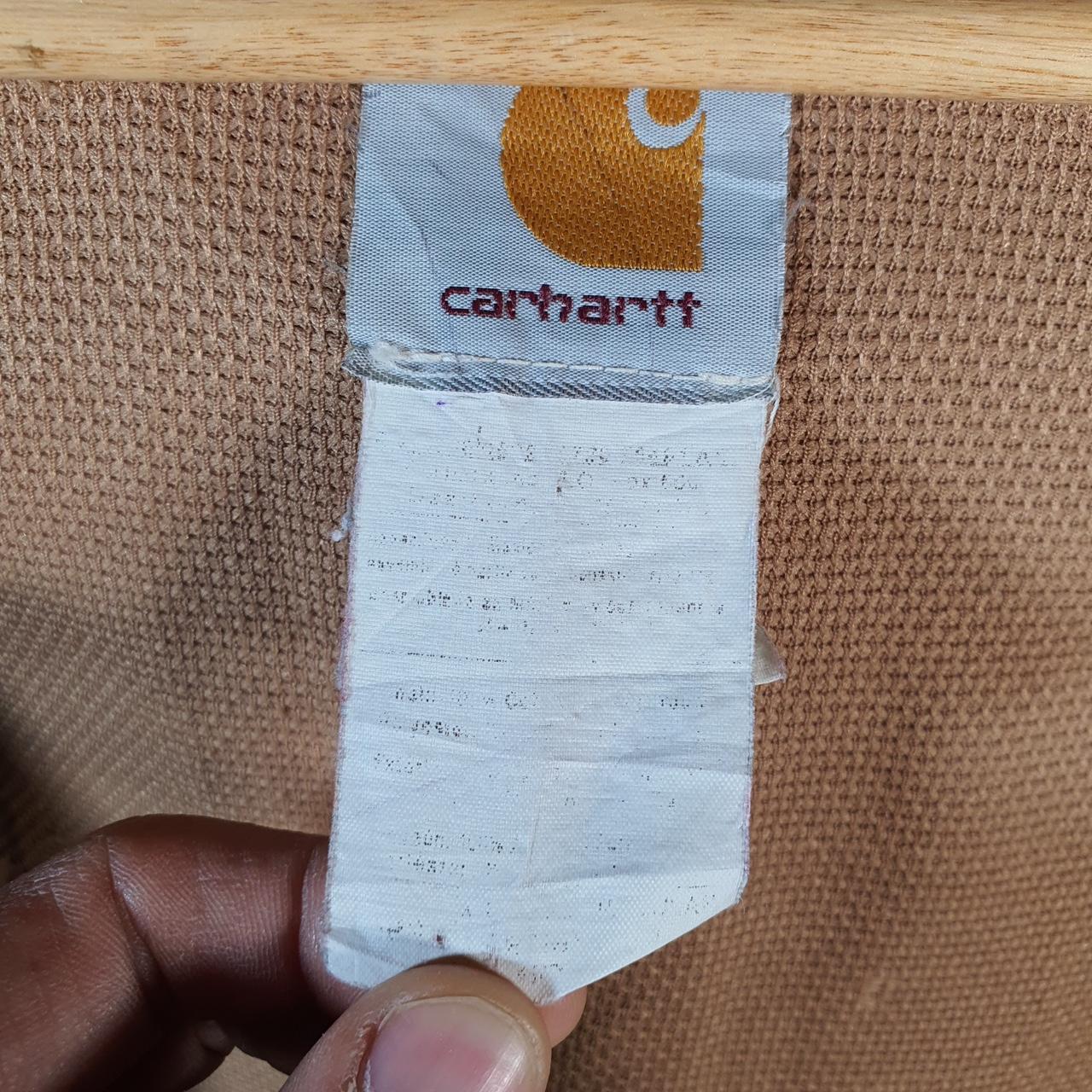 Vintage Carhartt Active Hooded Jacket Men’s XSmall Brown Workwear Canvas USA G2122