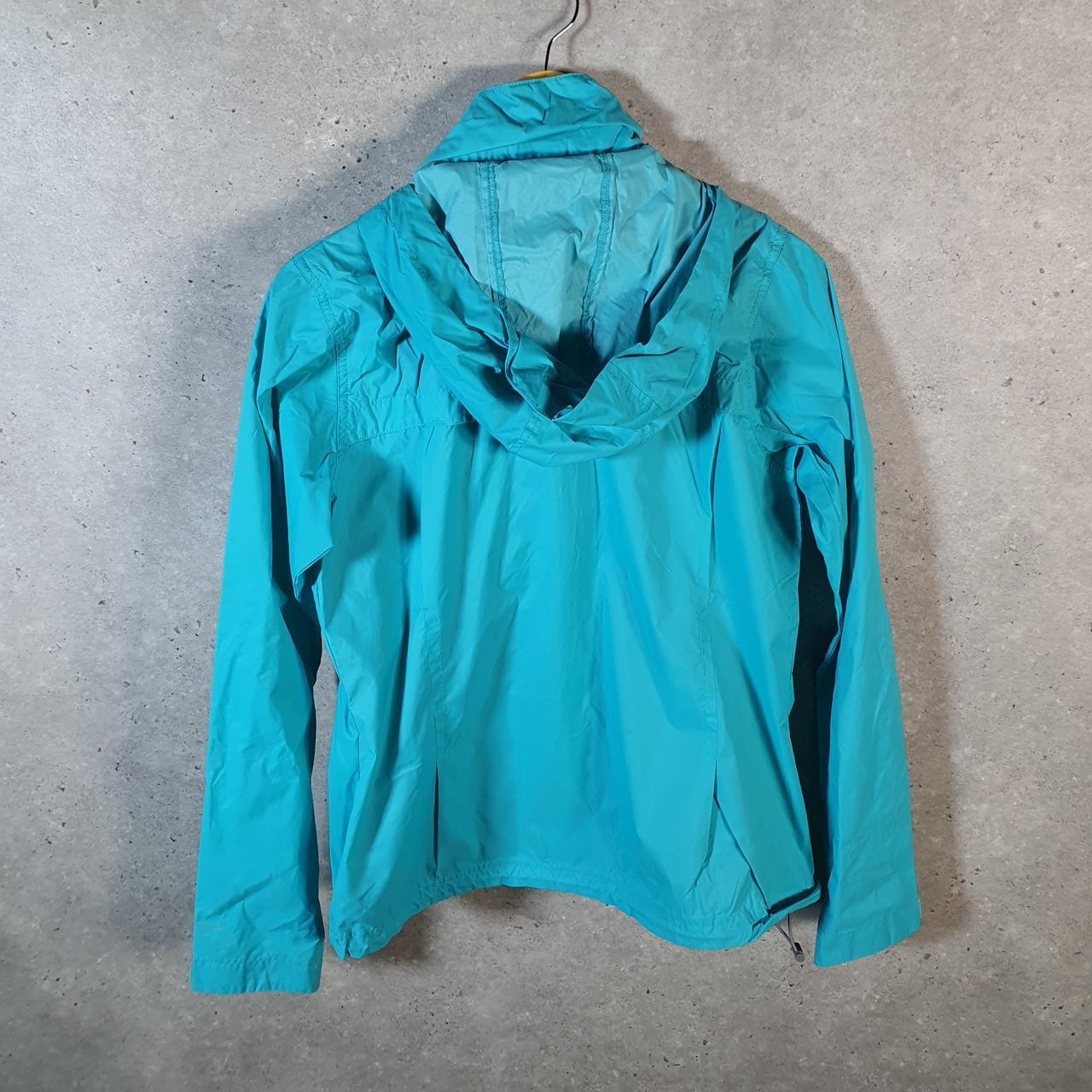Vintage Columbia Windbreaker Track Jacket Womens Medium Blue USA Athletic