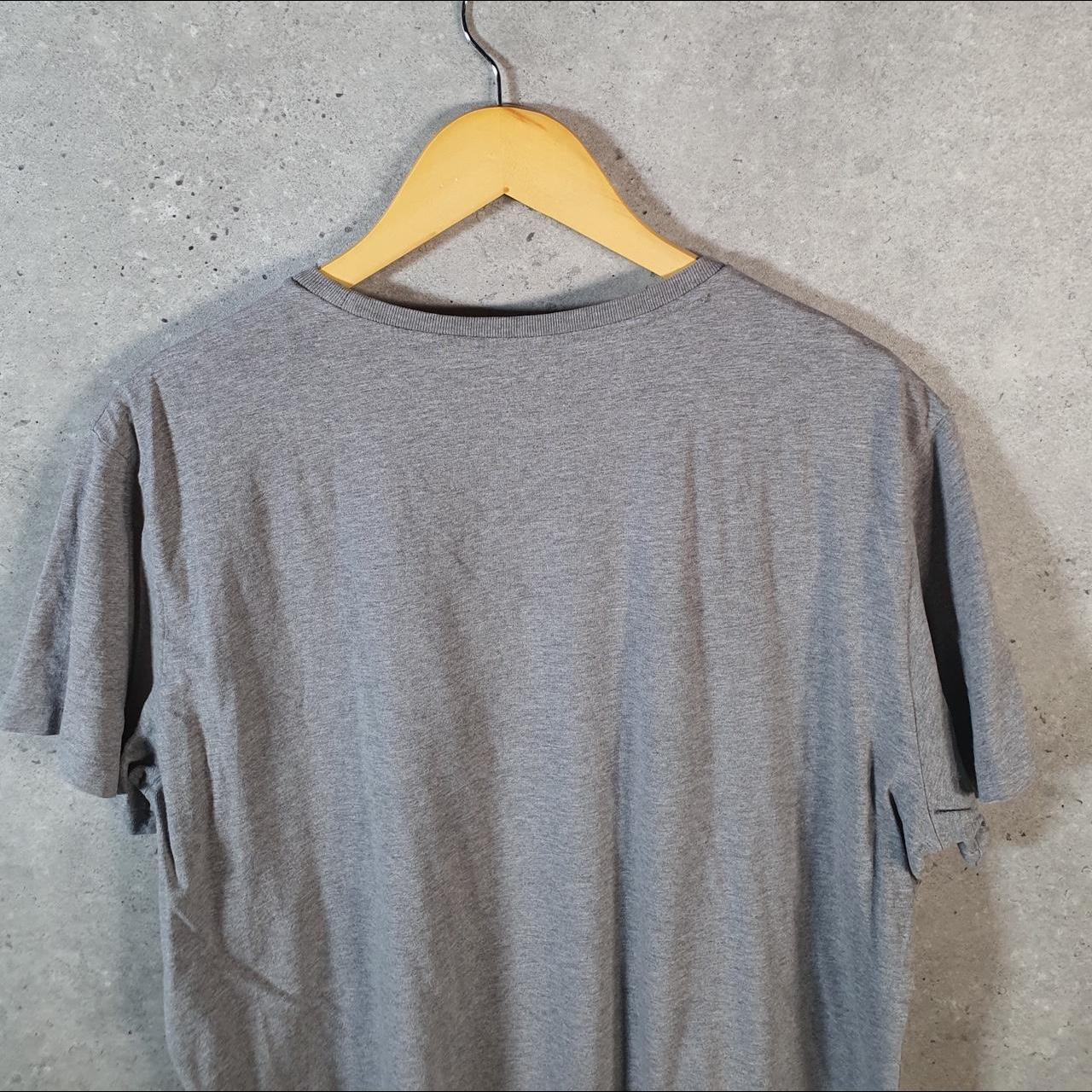 Vintage Ralph Lauren Polo T Shirt Men’s XL Grey Embroidered Pony Classic Fit C9092