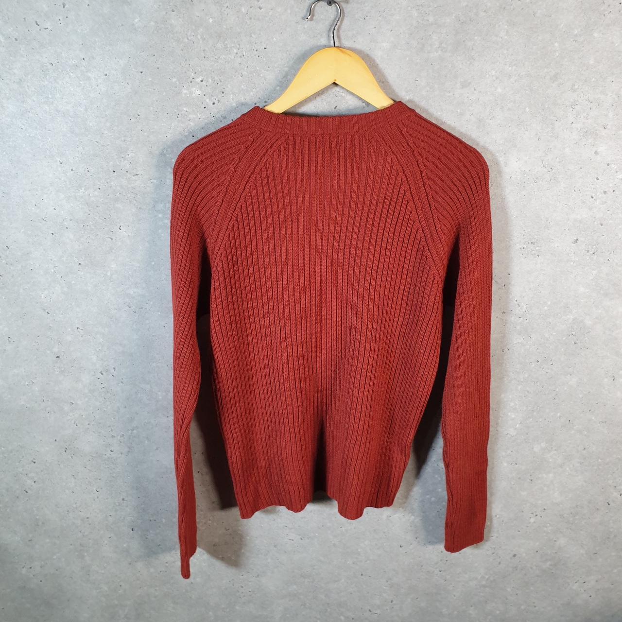 Vintage Fila Knit Sweater Women’s XL Orange Y2K Pullover Casual