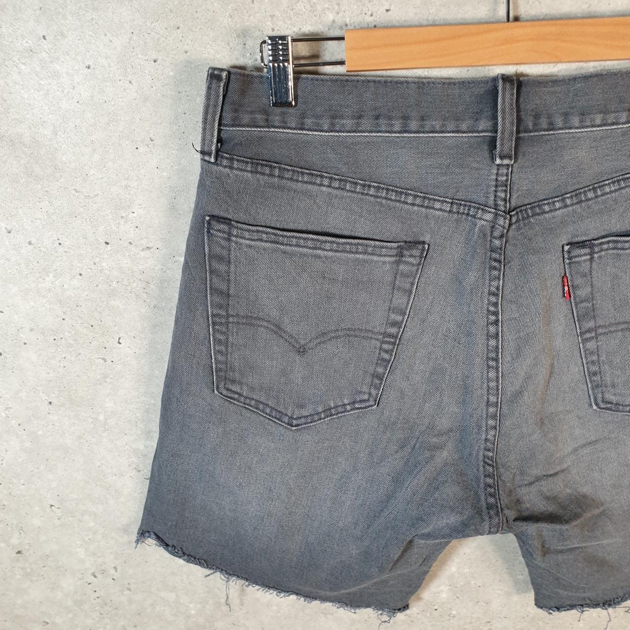 Vintage Levi’s 501 Baggy Shorts Jorts Cargo Mens W33 Grey Relaxed Denim