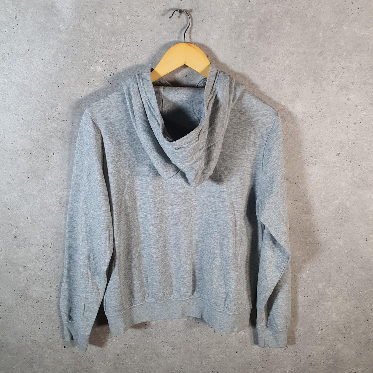 Vintage Nike Club Hoodie Womens Medium Grey Swoosh Y2K Pullover Logo