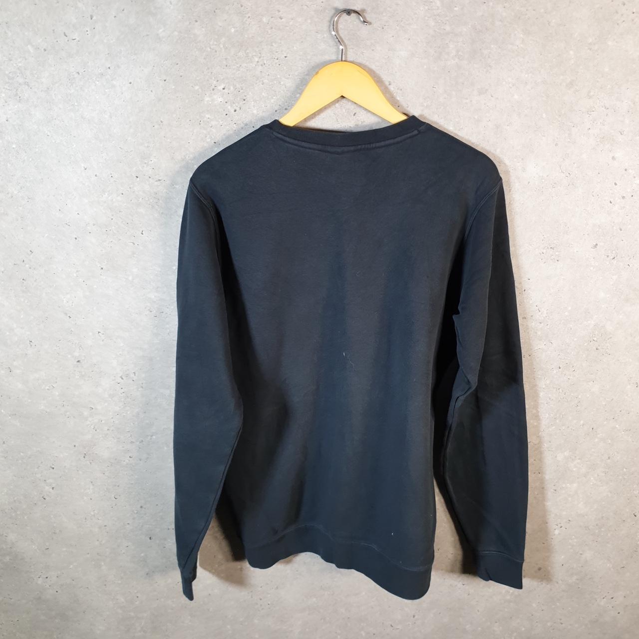 Vintage Nike Club Embroidered Sweatshirt Men’s Medium Black Swoosh Y2K Pullover