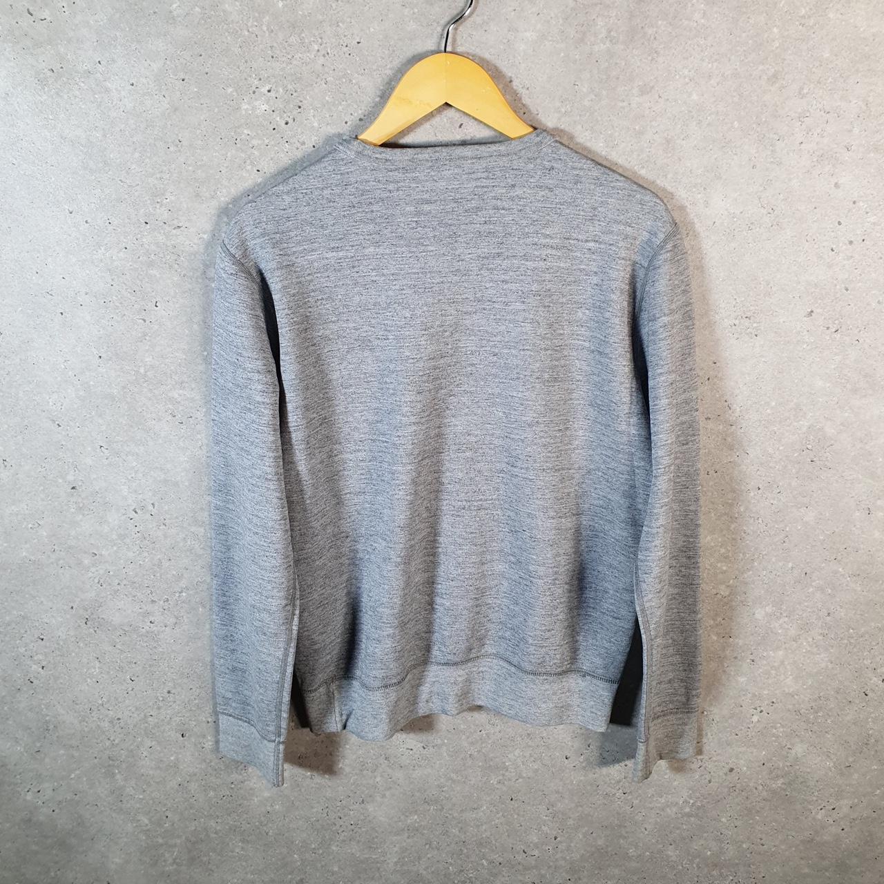 Vintage Ralph Lauren Polo Sweatshirt Men’s Small Grey Cotton Pullover Pony