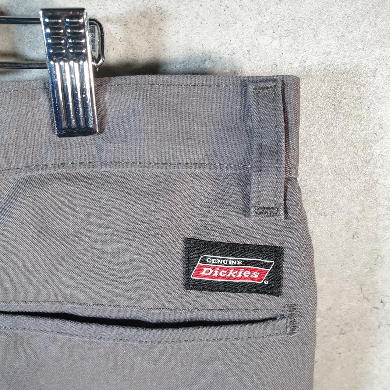 Vintage Dickies Baggy Chino Shorts Jorts Cargo Mens W38 Grey Regular Fit