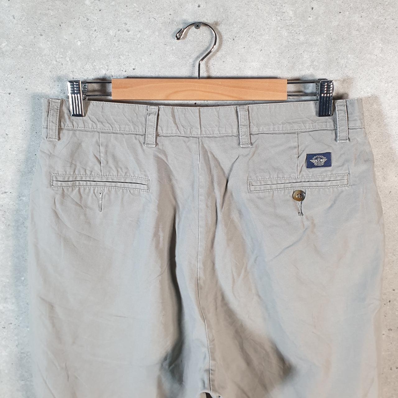 Vintage Dockers Chino Shorts Jorts Cargo Men’s W32 Grey Baggy Cotton