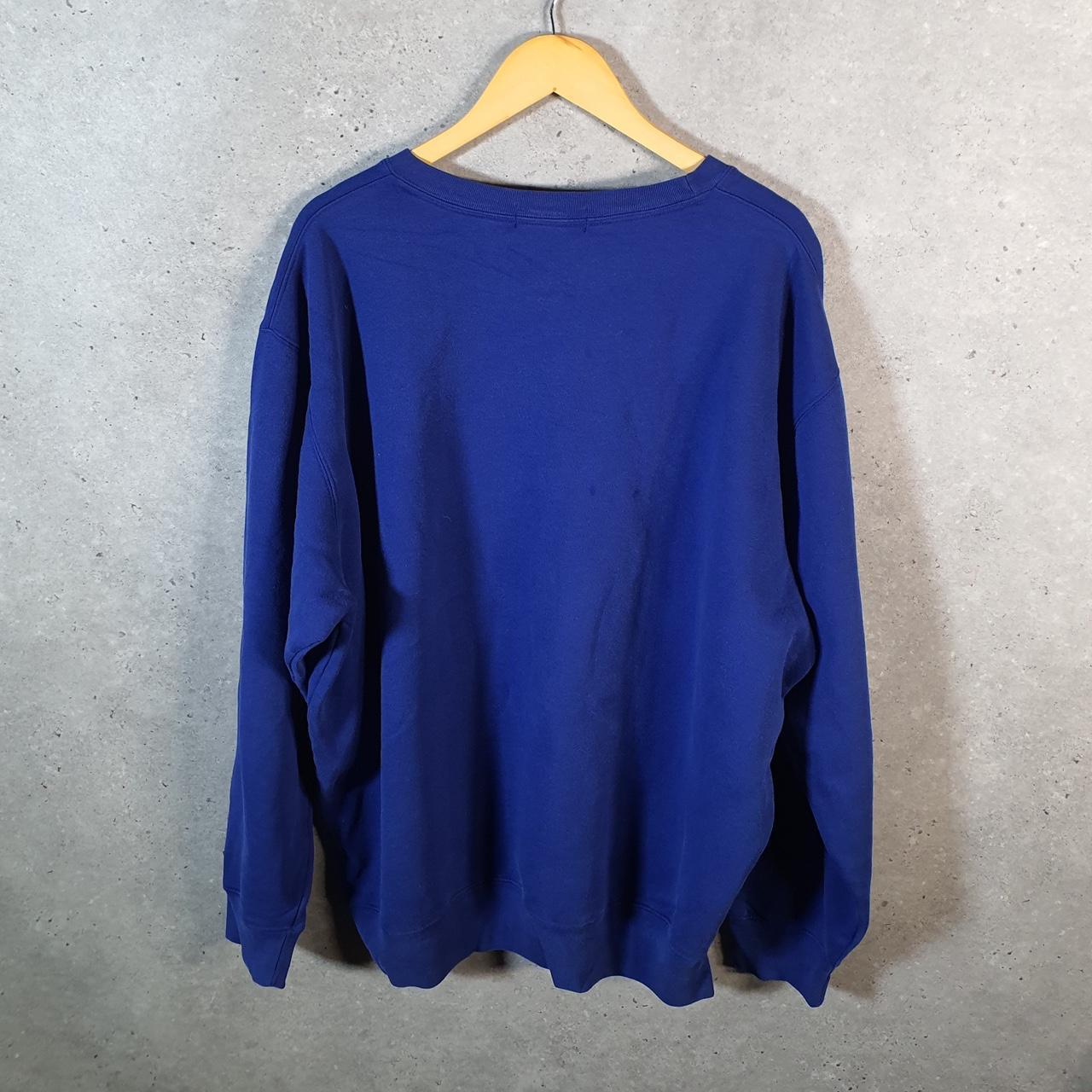 Vintage Ralph Lauren Polo Sweatshirt Men’s XL Blue Cotton Pullover Pony