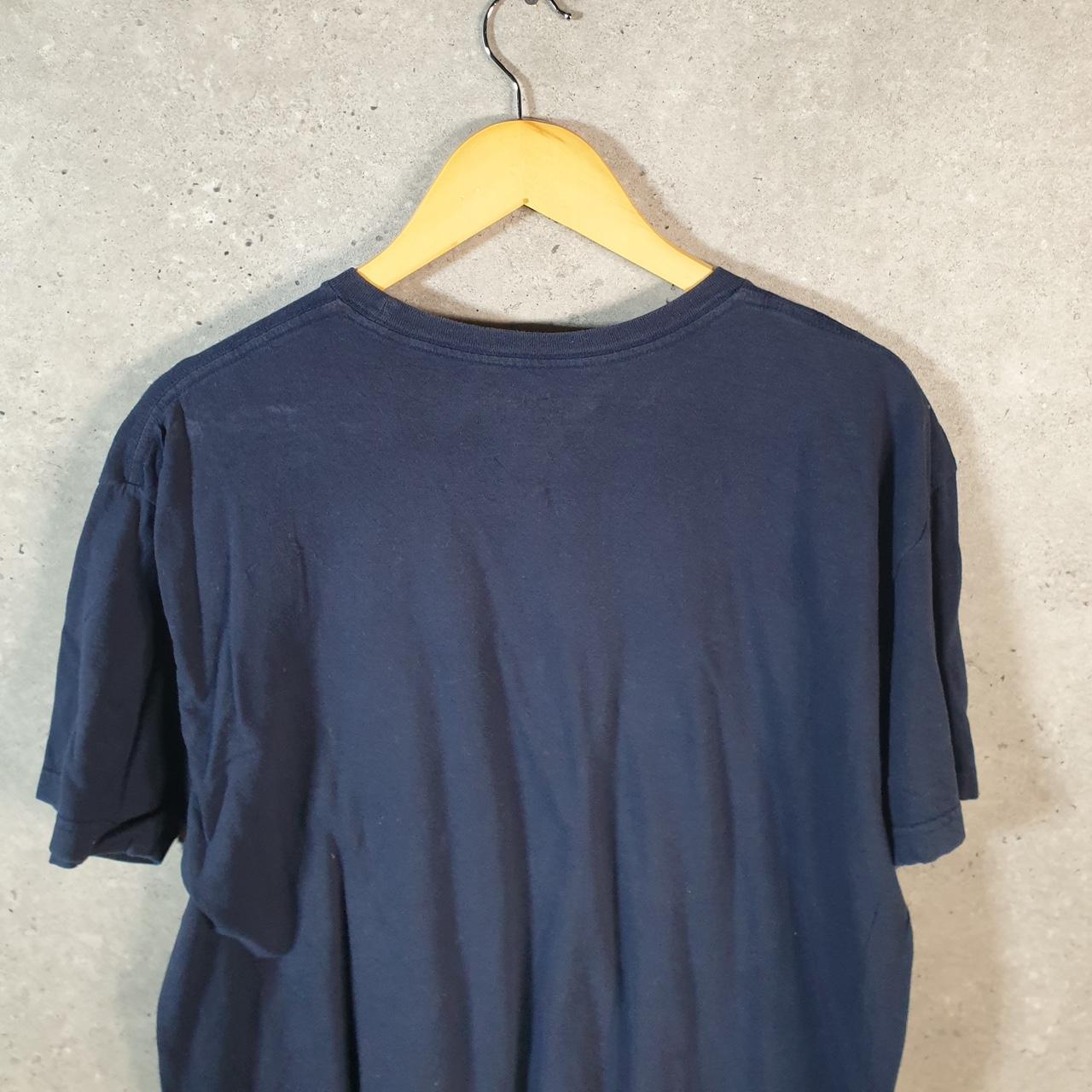 Vintage Ralph Lauren Polo T Shirt Men’s Large Navy Blue Embroidered Classic Fit Pony C9043