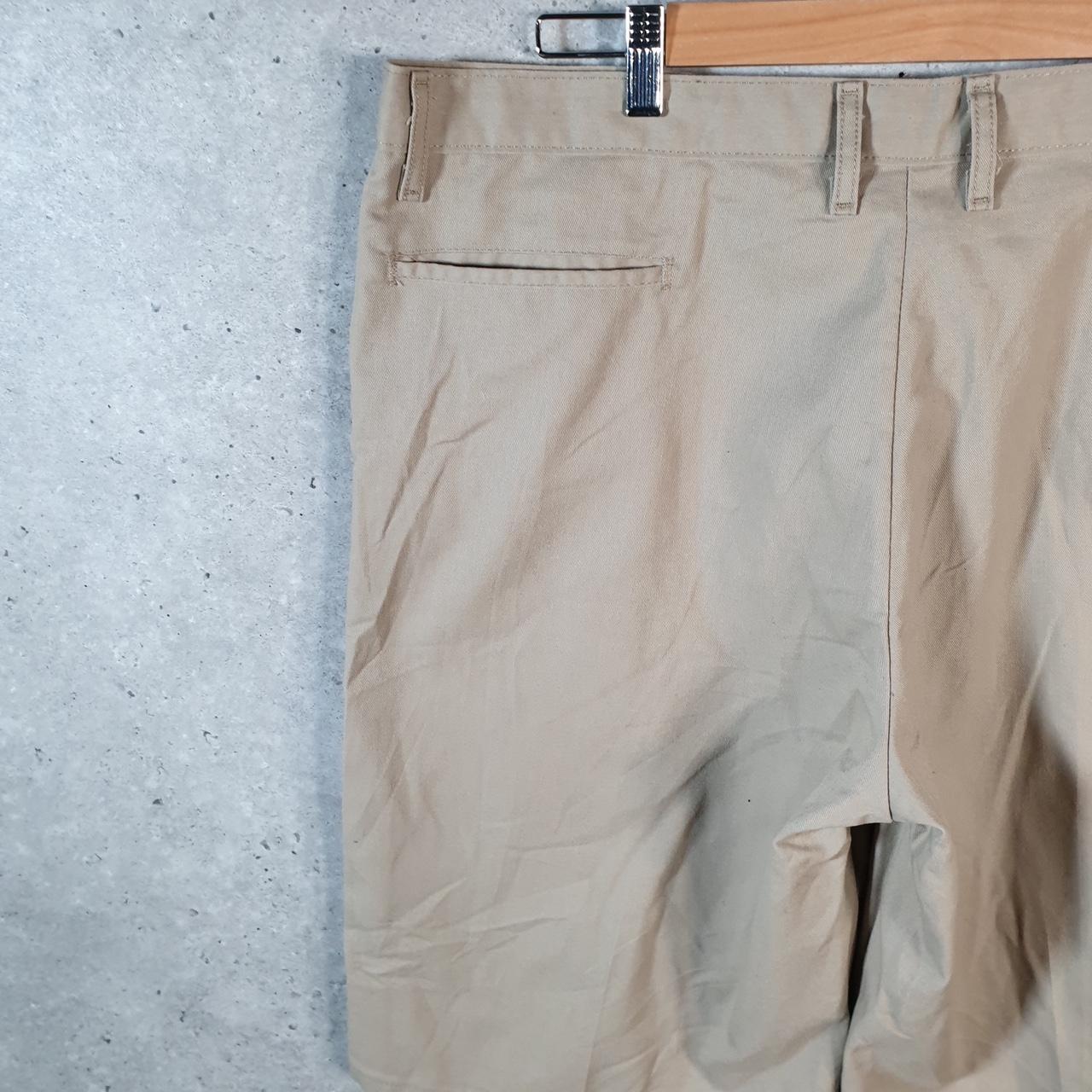 Vintage Dickies Baggy Chino Shorts Jorts Cargo Mens W40 Brown Relaxed Fit