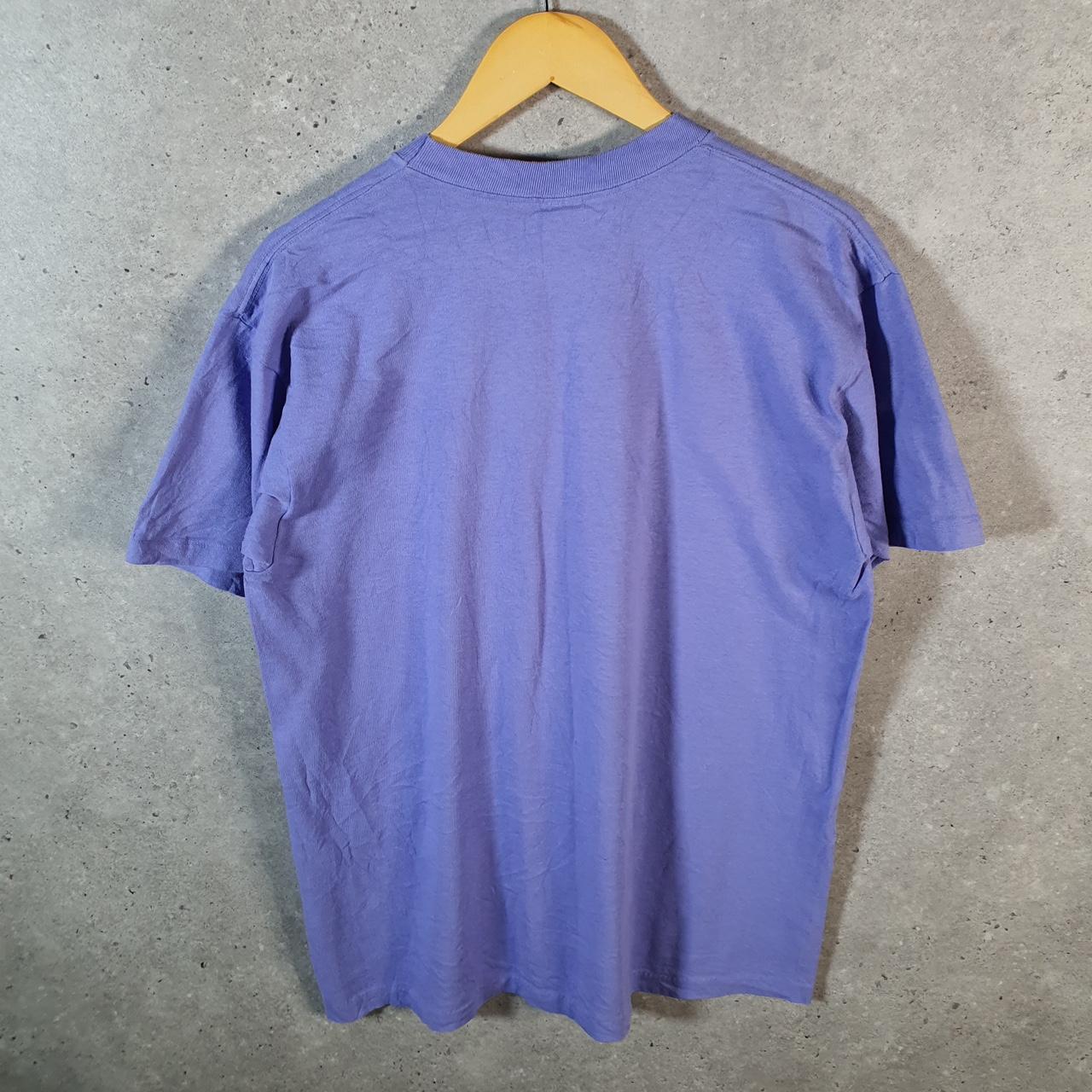 Vintage Anvil Canada Eagles 1997 USA Single Stitch T Shirt Men’s Large Purple