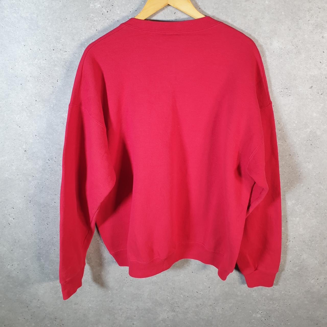 Vintage Lee Heavyweight Sweatshirt Men’s XL Red Merry Christmas
