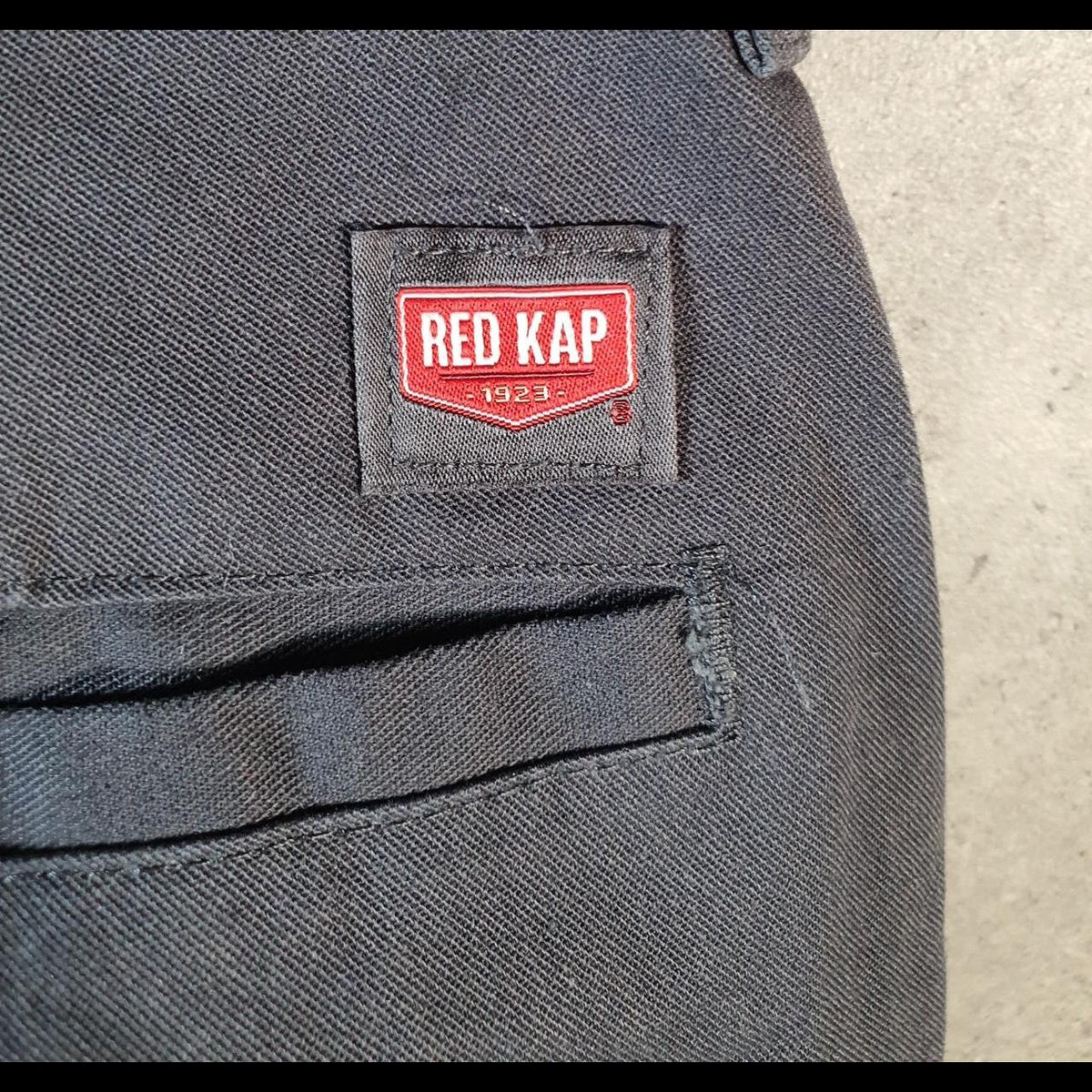 Vintage Red Kap Chino Shorts Jorts Cargo Men’s W36 Grey Baggy Cotton A4414
