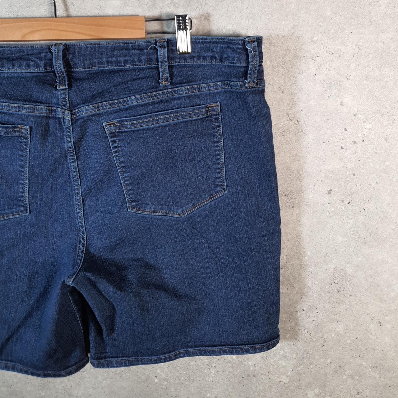 Vintage Levi’s Mid Rise Baggy Shorts Jorts Cargo Womens W40 Blue Relaxed Denim A4055