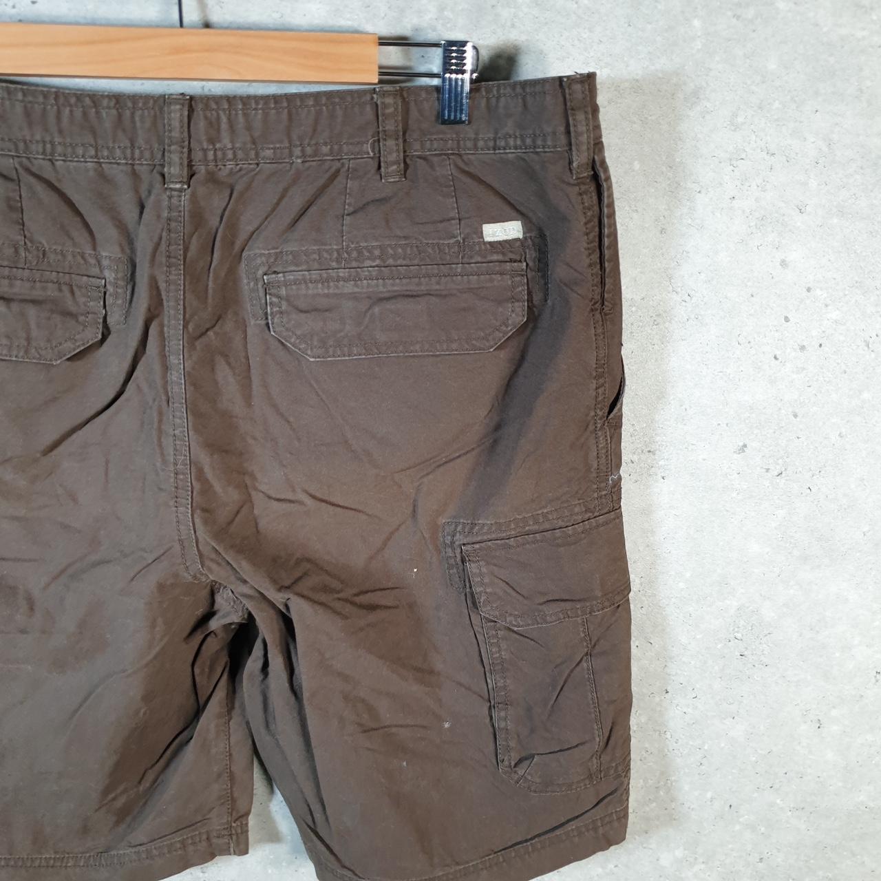 Vintage Izod Golf Chino Shorts Jorts Cargo Men’s W38 Brown Baggy Cotton