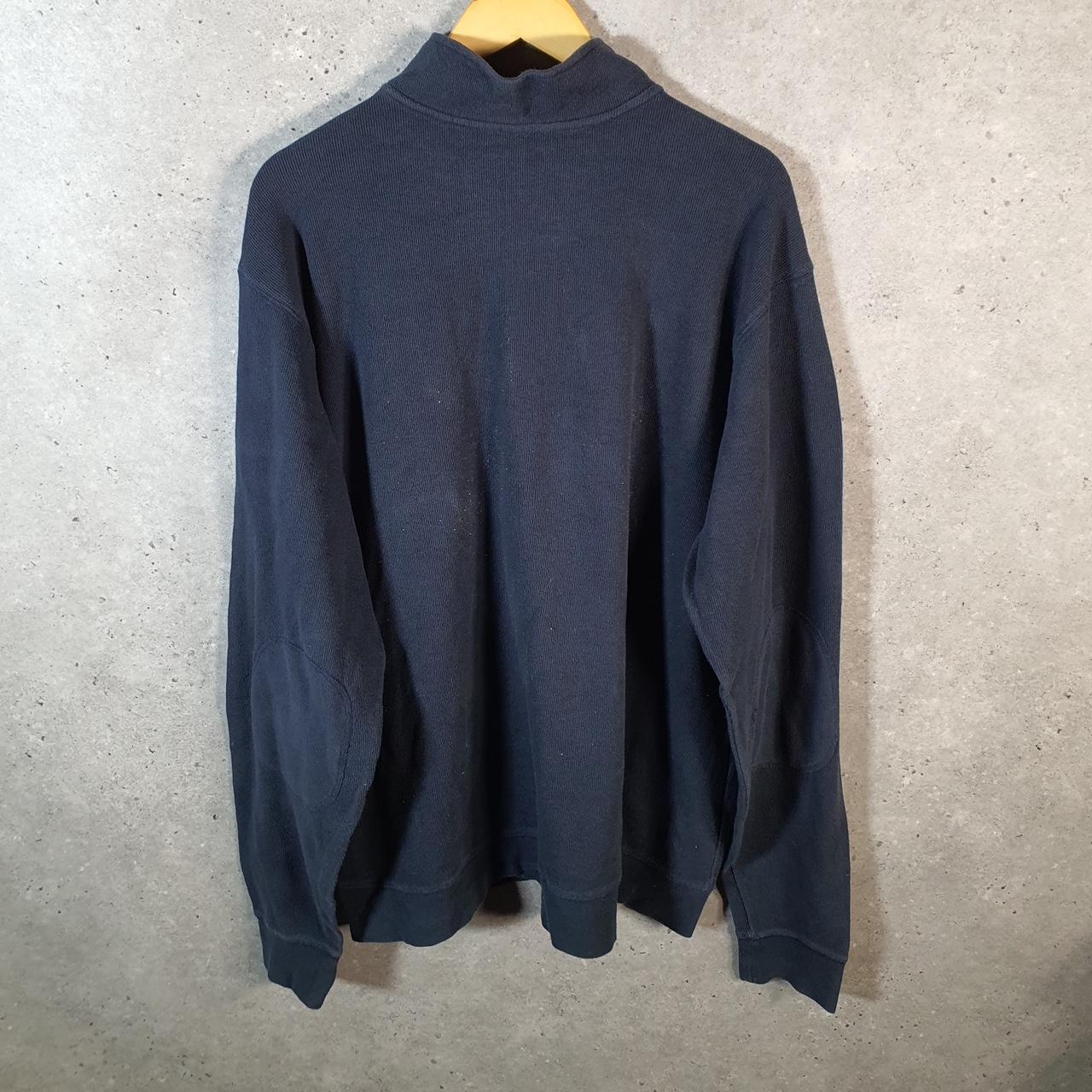 Vintage Carhartt 1/4 Zip Sweatshirt Men’s XL Tall Navy Blue Pullover Blank USA Relaxed Fit