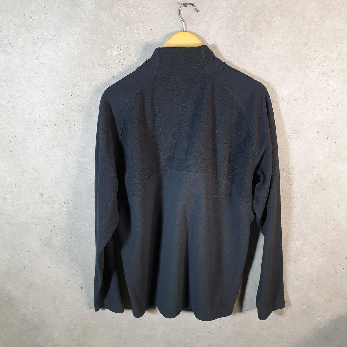 Vintage Nike Team 1/4 Zip Embroidered Sweatshirt Fleece Men’s Large Black Swoosh Y2K Pullover