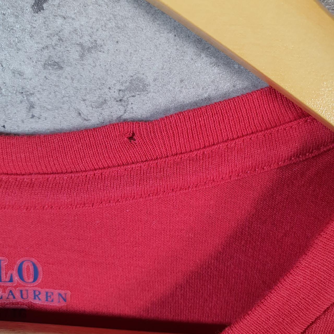 Vintage Ralph Lauren Polo Sport T Shirt Men’s XL Red  Classic Fit Embroidered Pony C8696