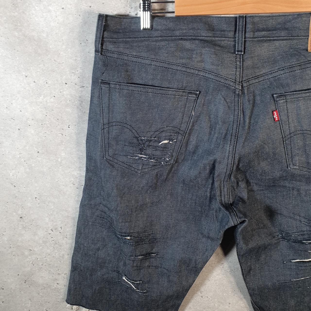 Vintage Levi’s 501 Baggy Shorts Jorts Cargo Mens W36 Grey Relaxed Denim