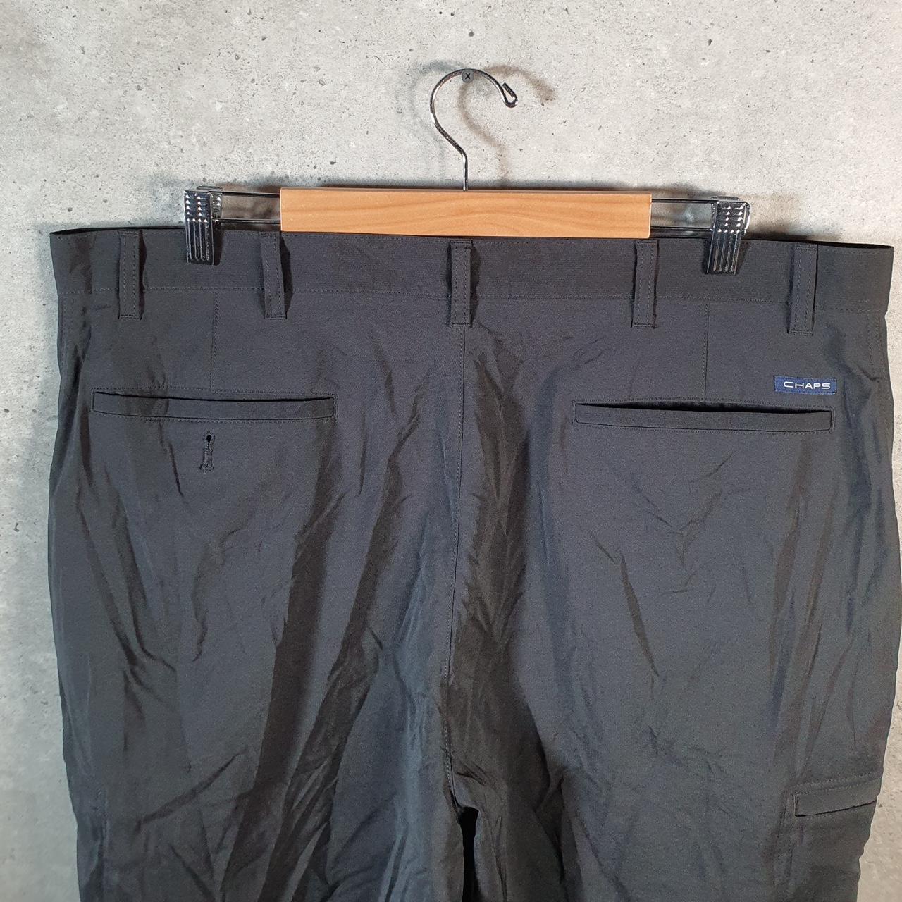 Vintage Chaps Ralph Lauren Polo Shorts Jorts Cargo Men’s W40 Black Baggy Cotton A4403