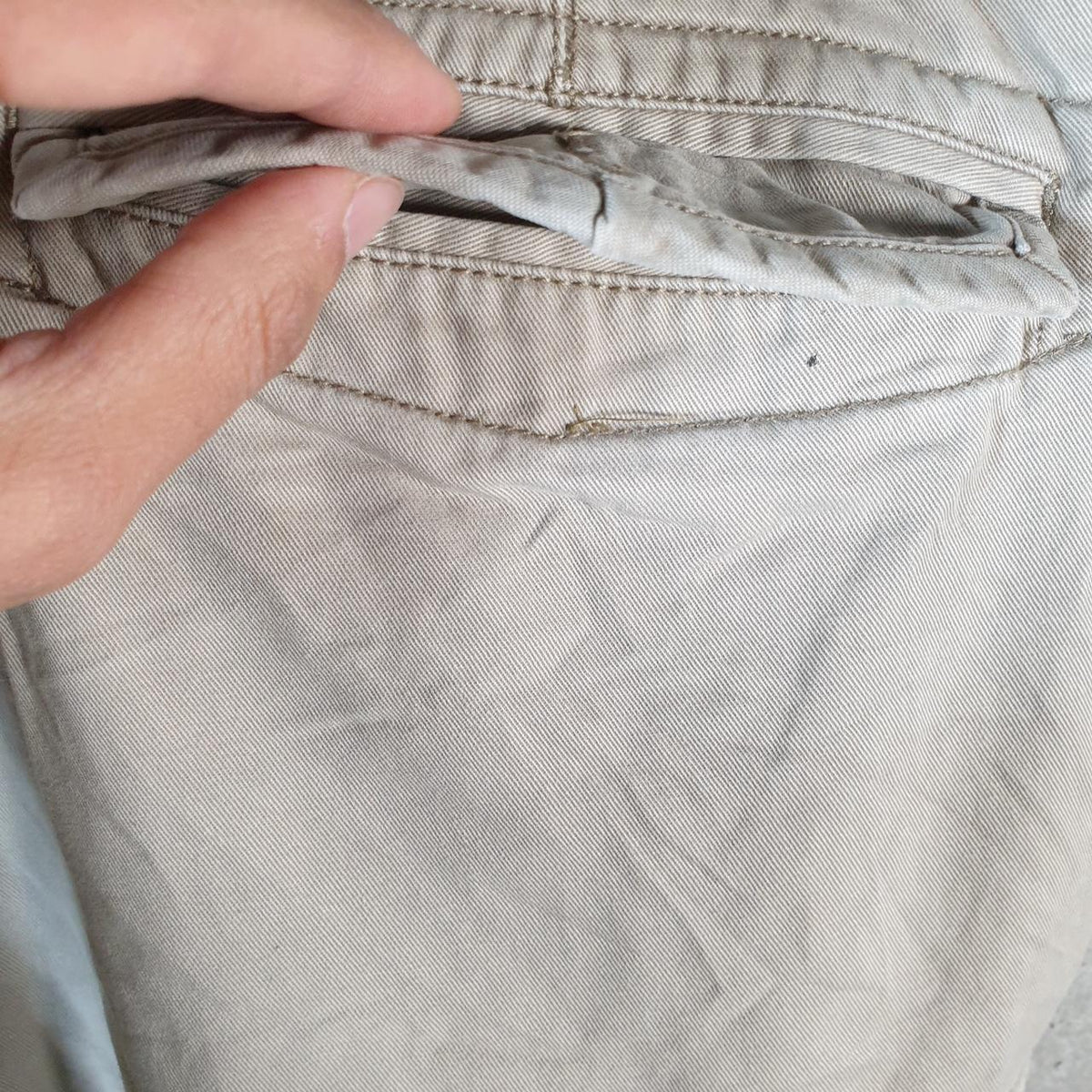 Vintage Ralph Lauren Polo Shorts Jorts Chino Cargo Men’s W48 Brown Baggy Cotton