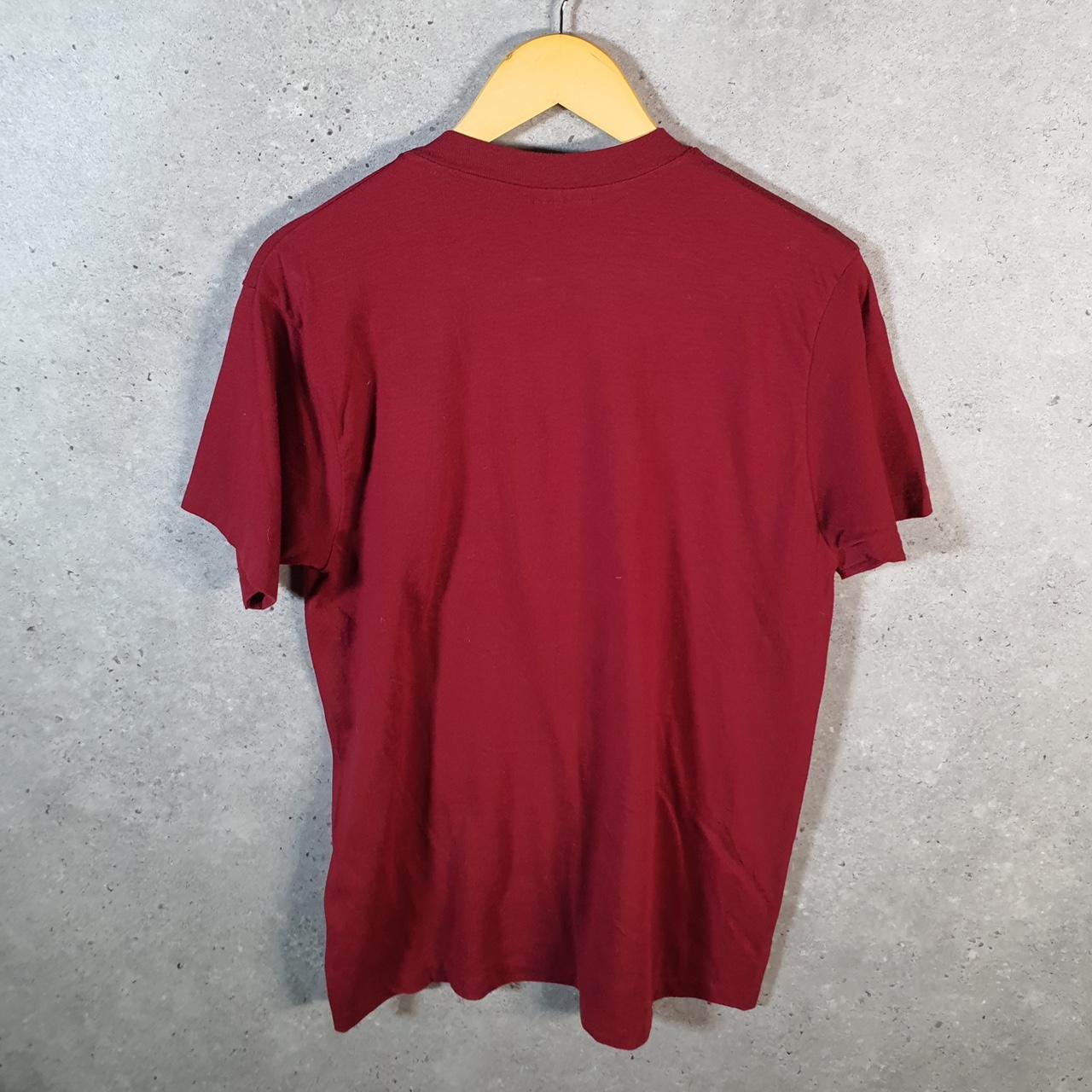 Vintage Hanes Aggies Stomp Lobos Graphic 90s USA Single Stitch T Shirt Men’s Large Red