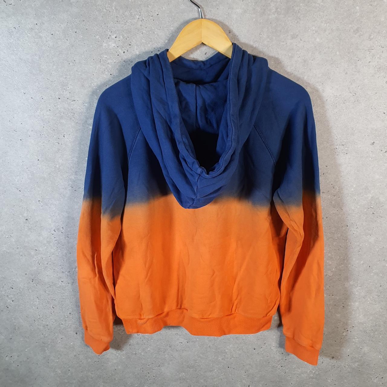 Vintage Ralph Lauren Polo Centre Logo Hodie Womens Large Blue Cotton Pullover Pony