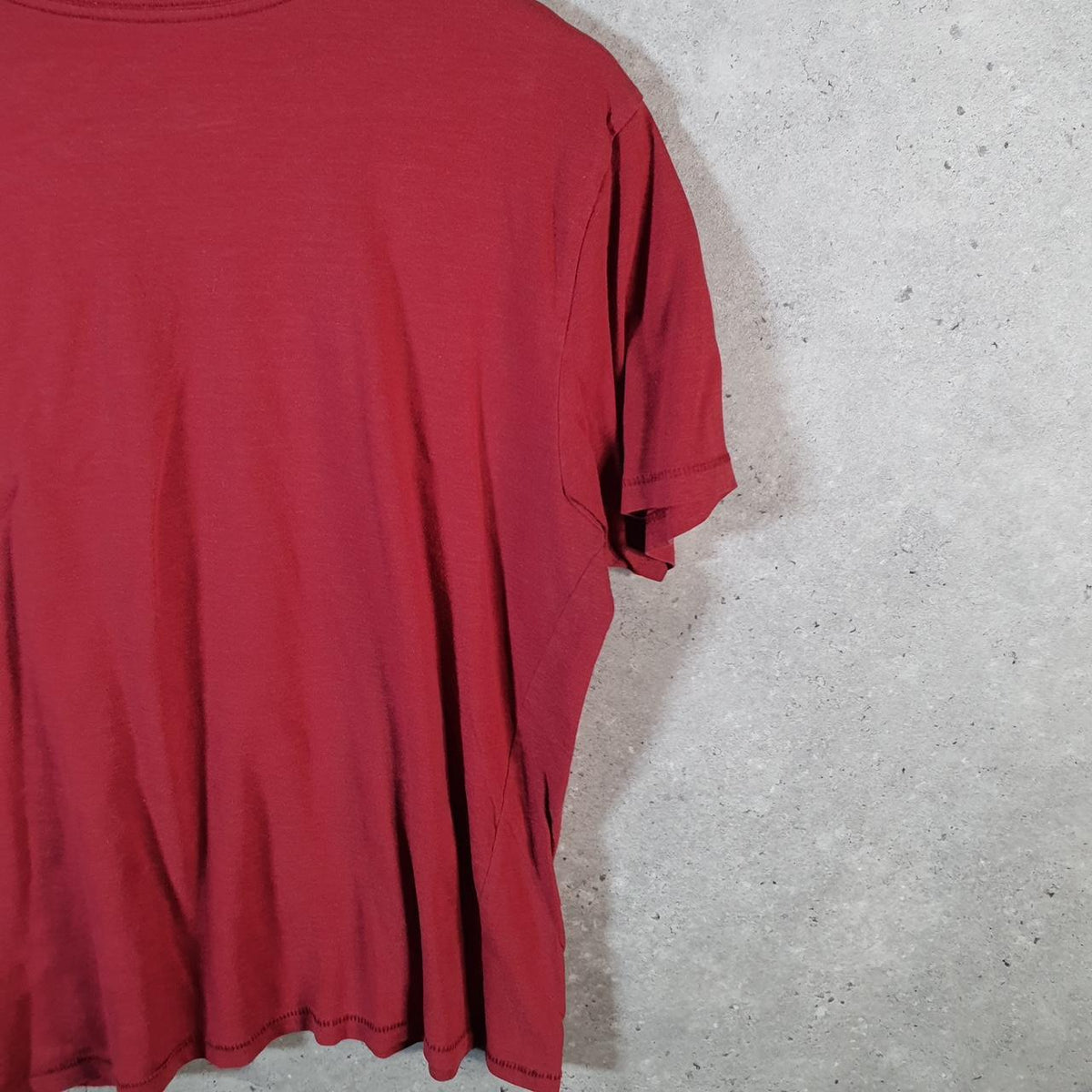 Vintage Gap T Shirt Men’s Large Burgundy Red Regular Fit Casual Blank