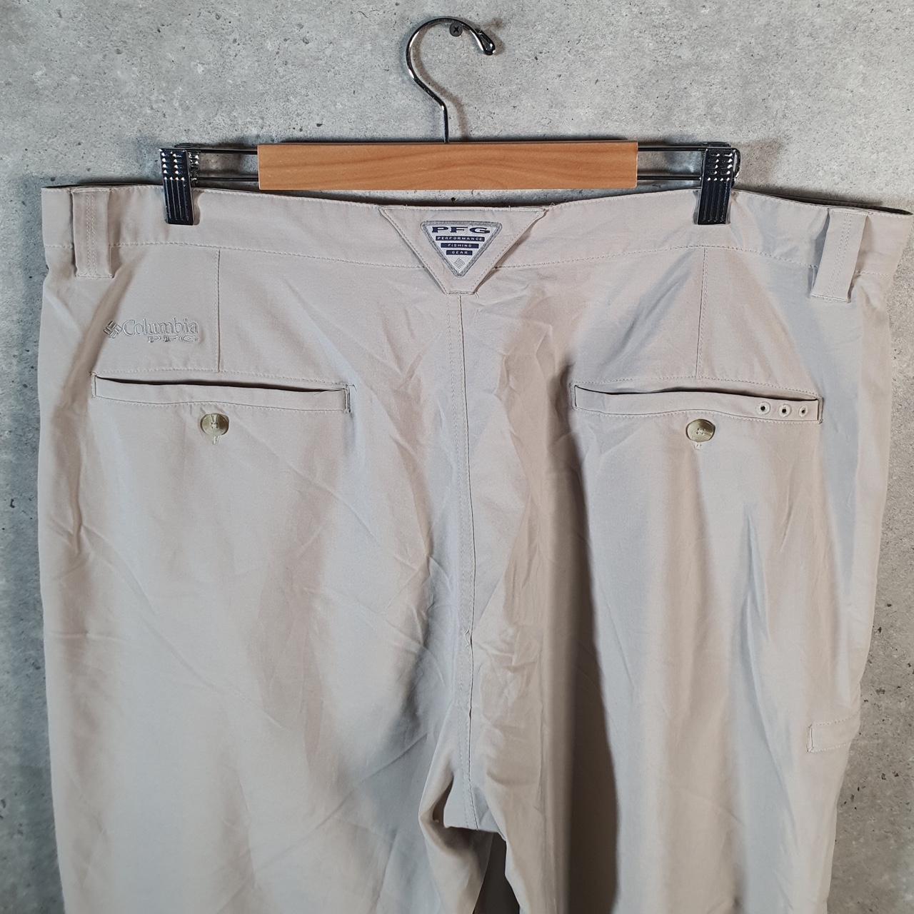 Vintage Columbia Carpenter Shorts Jorts Cargo Men’s W40 Brown Athletic Hiking Fishing Gear A4463