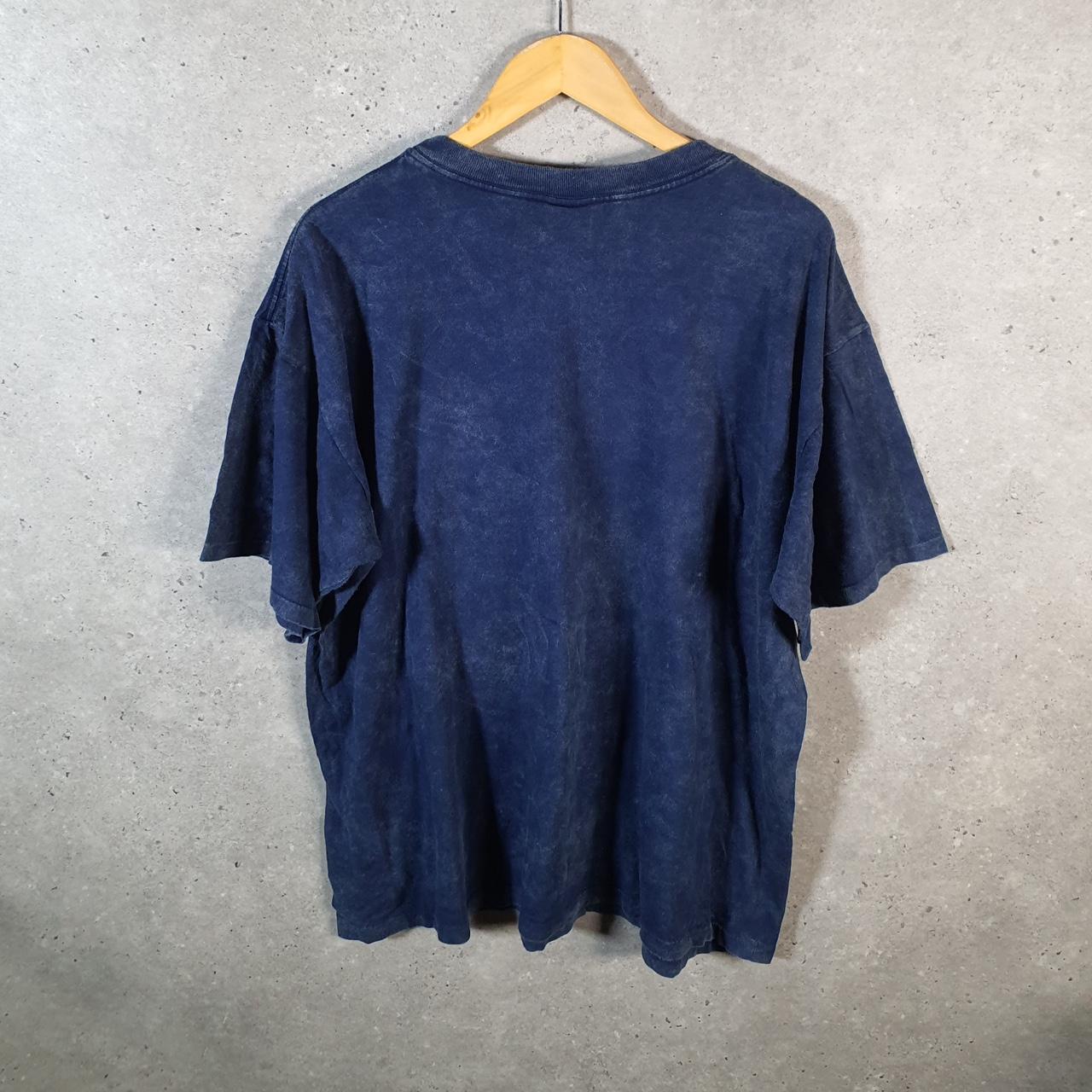 Vintage Nutmeg Cleveland NFL 1993 Single Stitch T Shirt Men’s XL Navy Blue Big Fish Vintage