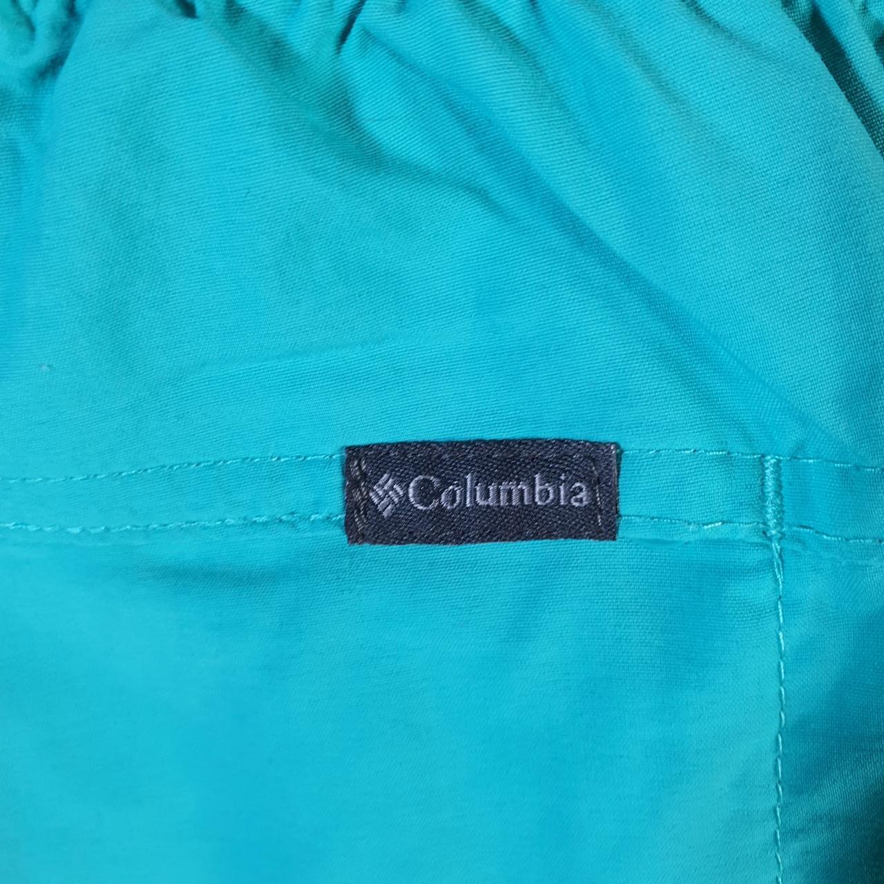 Vintage Columbia Shorts Jorts Cargo Men’s 2XL Blue Athletic Hiking Fishing Gear A4402